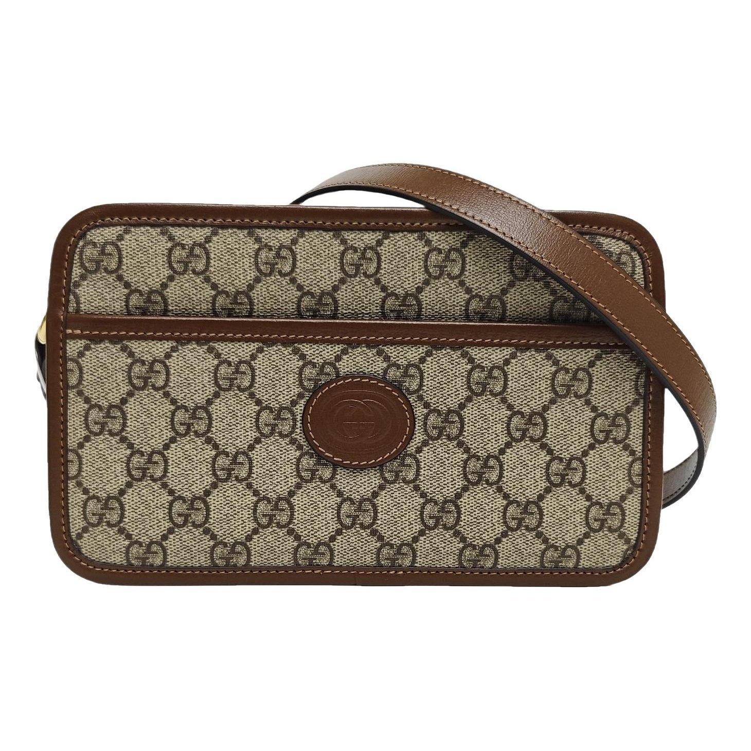 Ophidia GG Supreme leather handbag