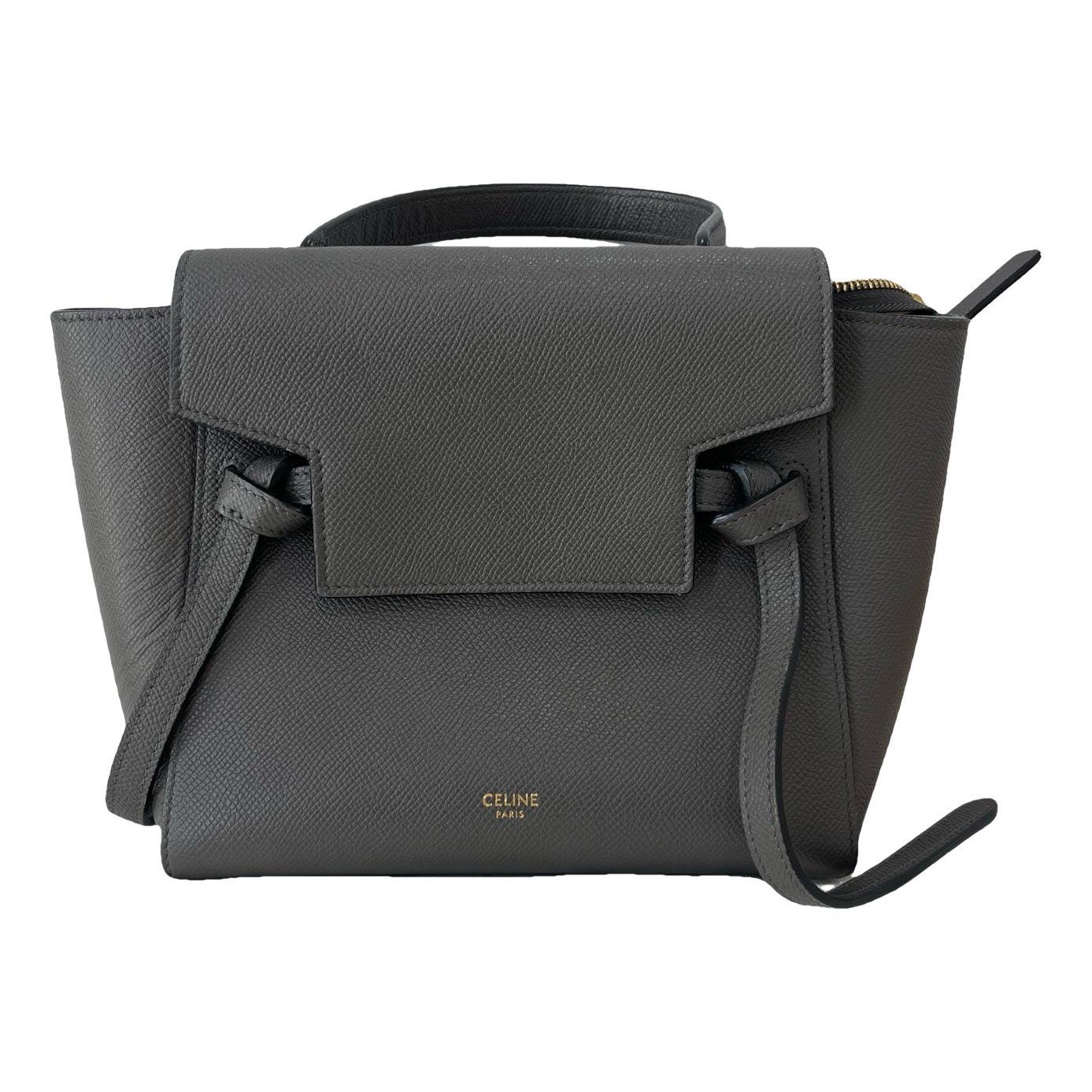 Belt leather handbag