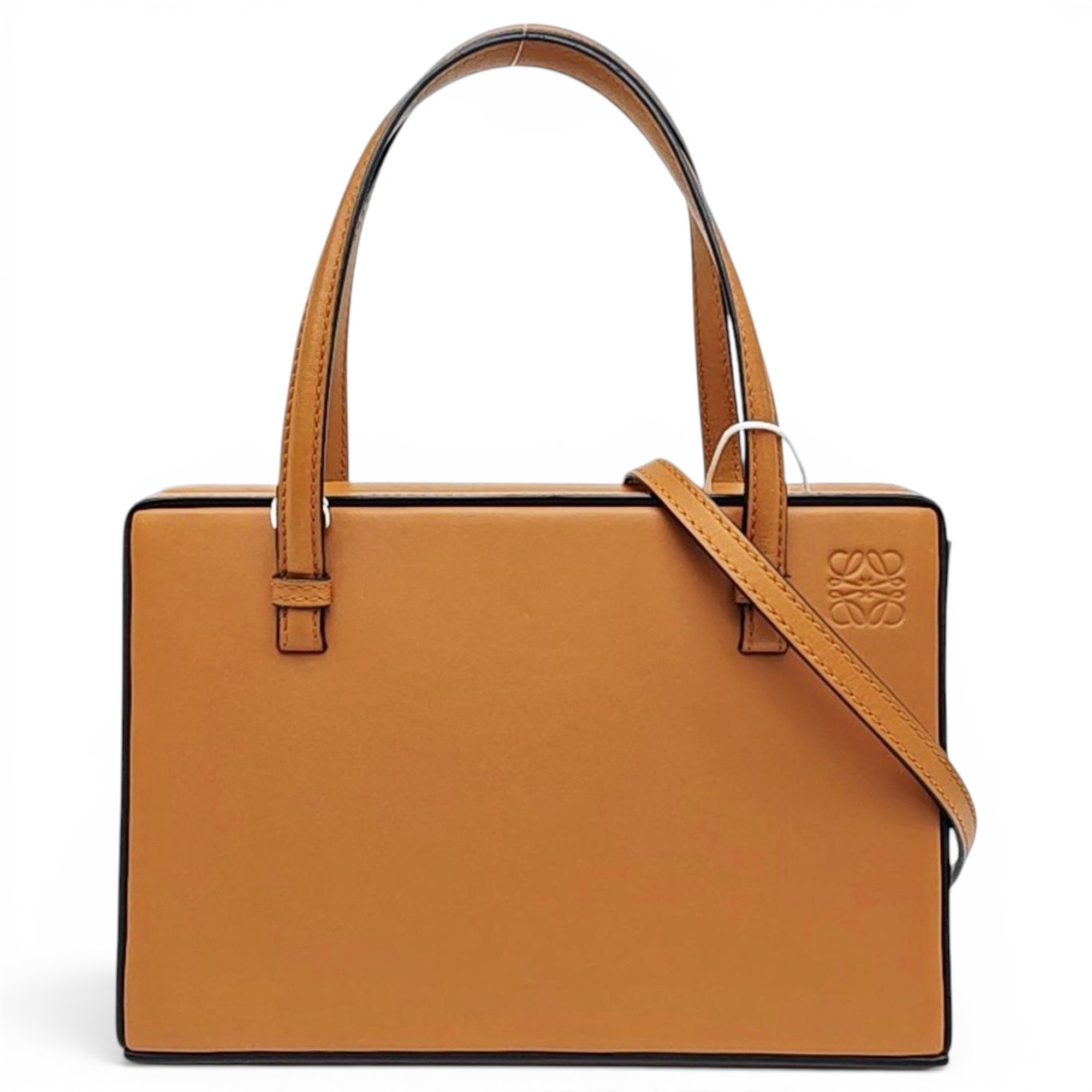 Postal leather handbag