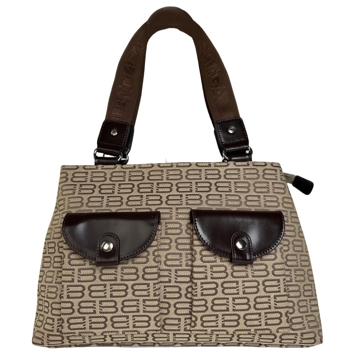 City leather handbag