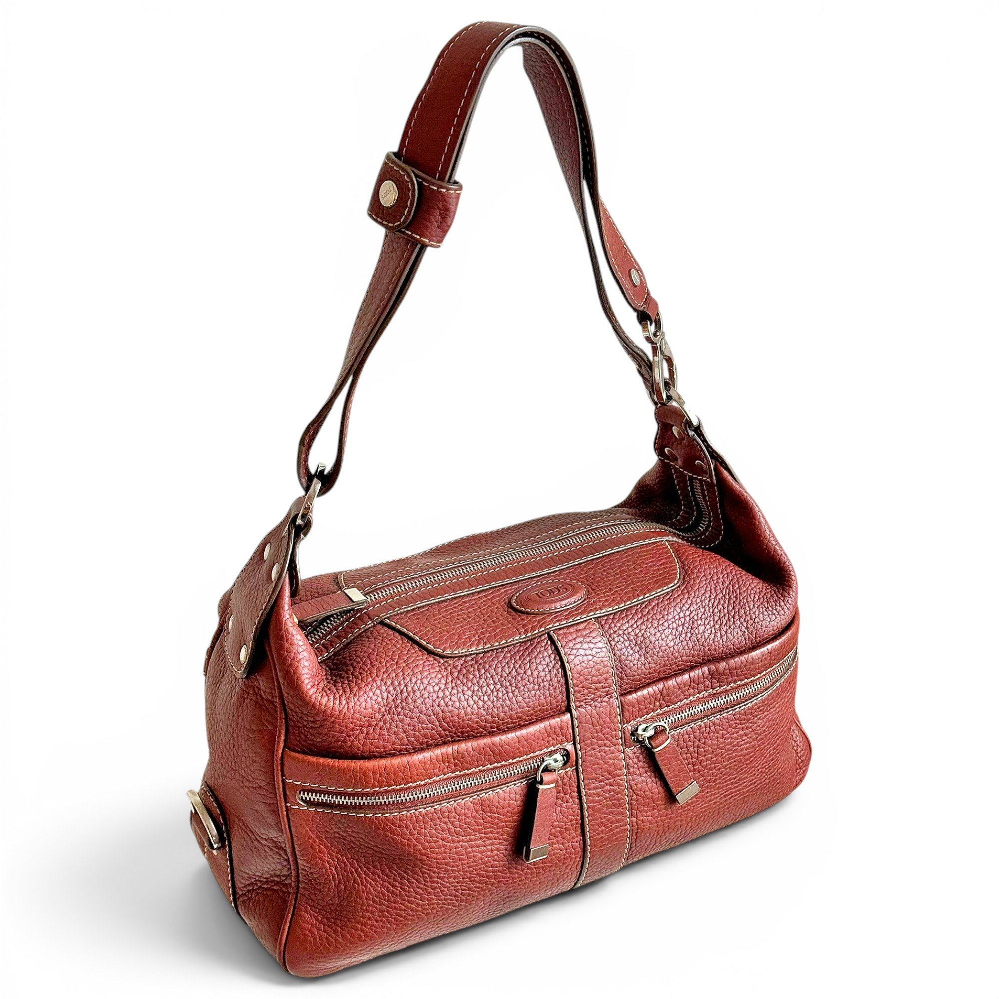 Leather handbag