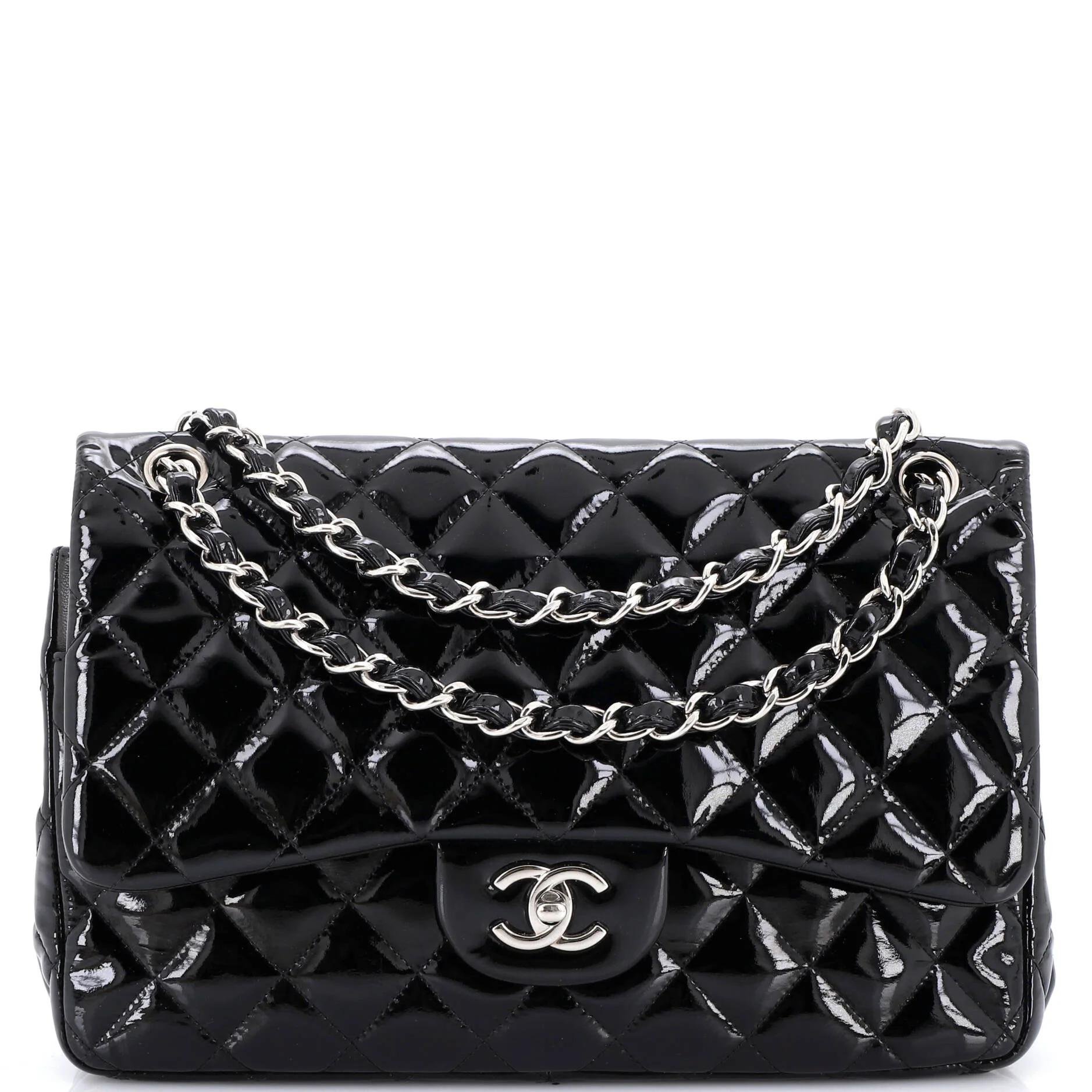 Timeless/Classique patent leather handbag