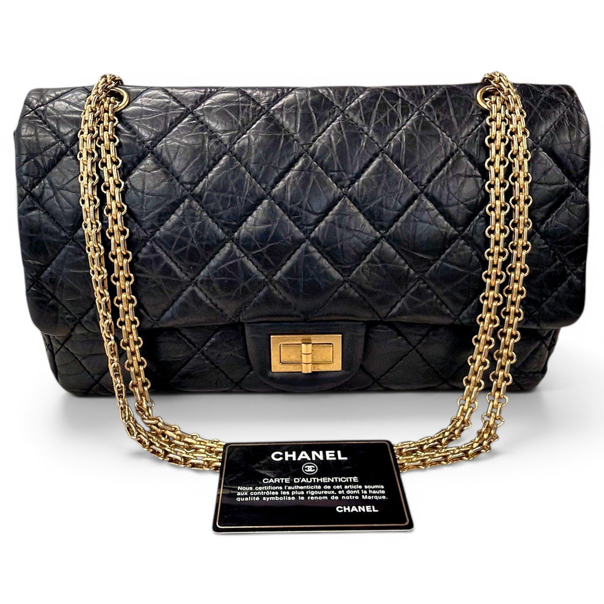 2.55 leather handbag