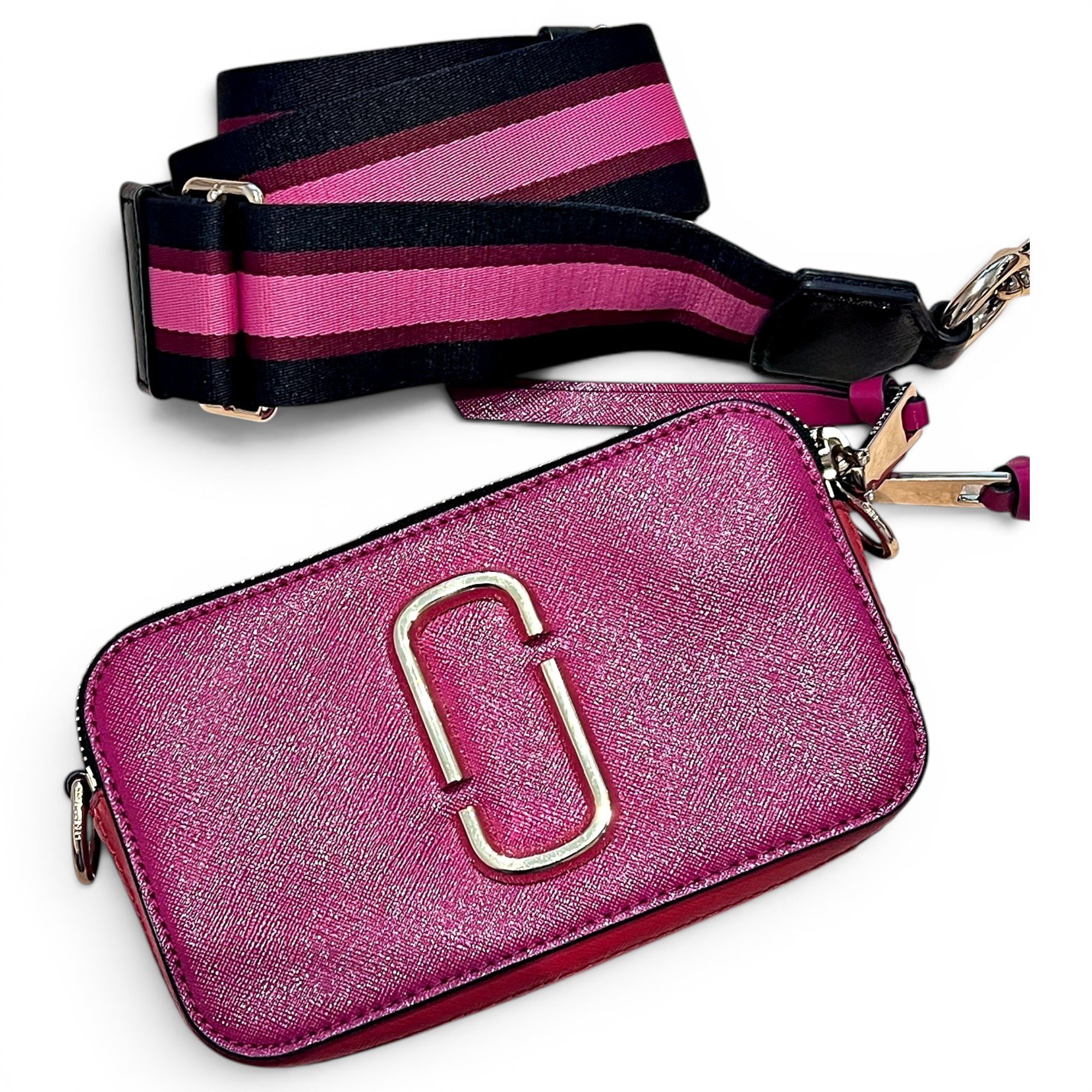 Snapshot leather crossbody bag