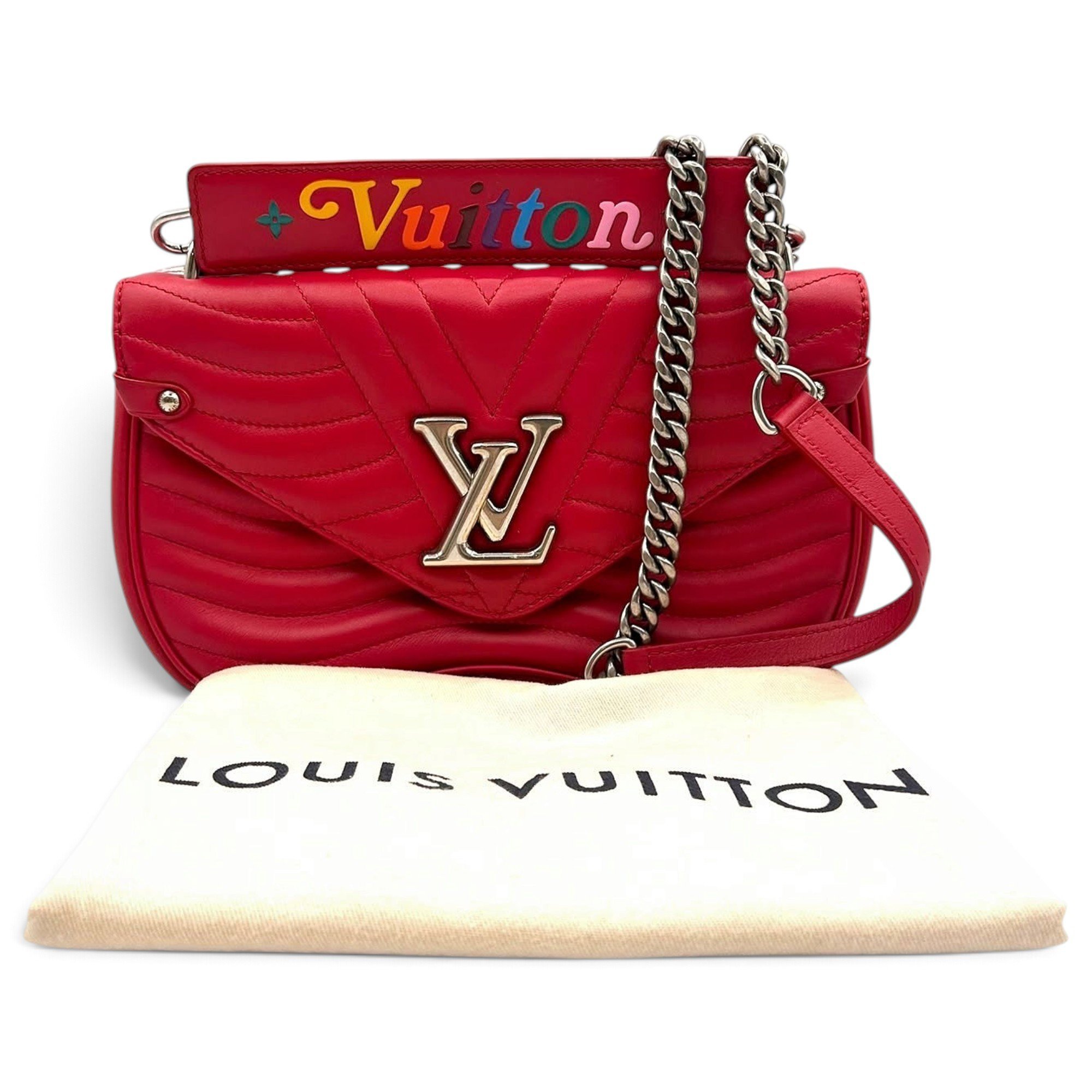 New Wave leather handbag