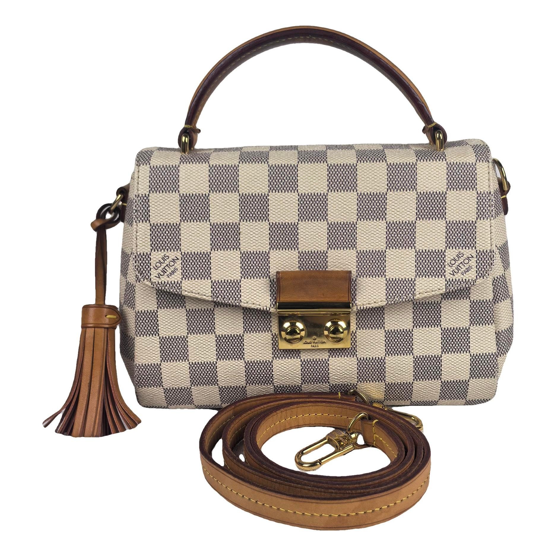 Croisette leather handbag