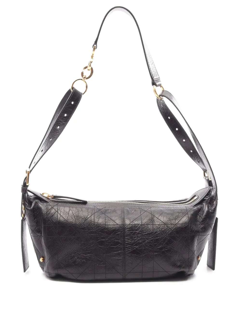 2000-2026 Small Crinkled Calfskin Macrocannage D Journey Bag shoulder bag