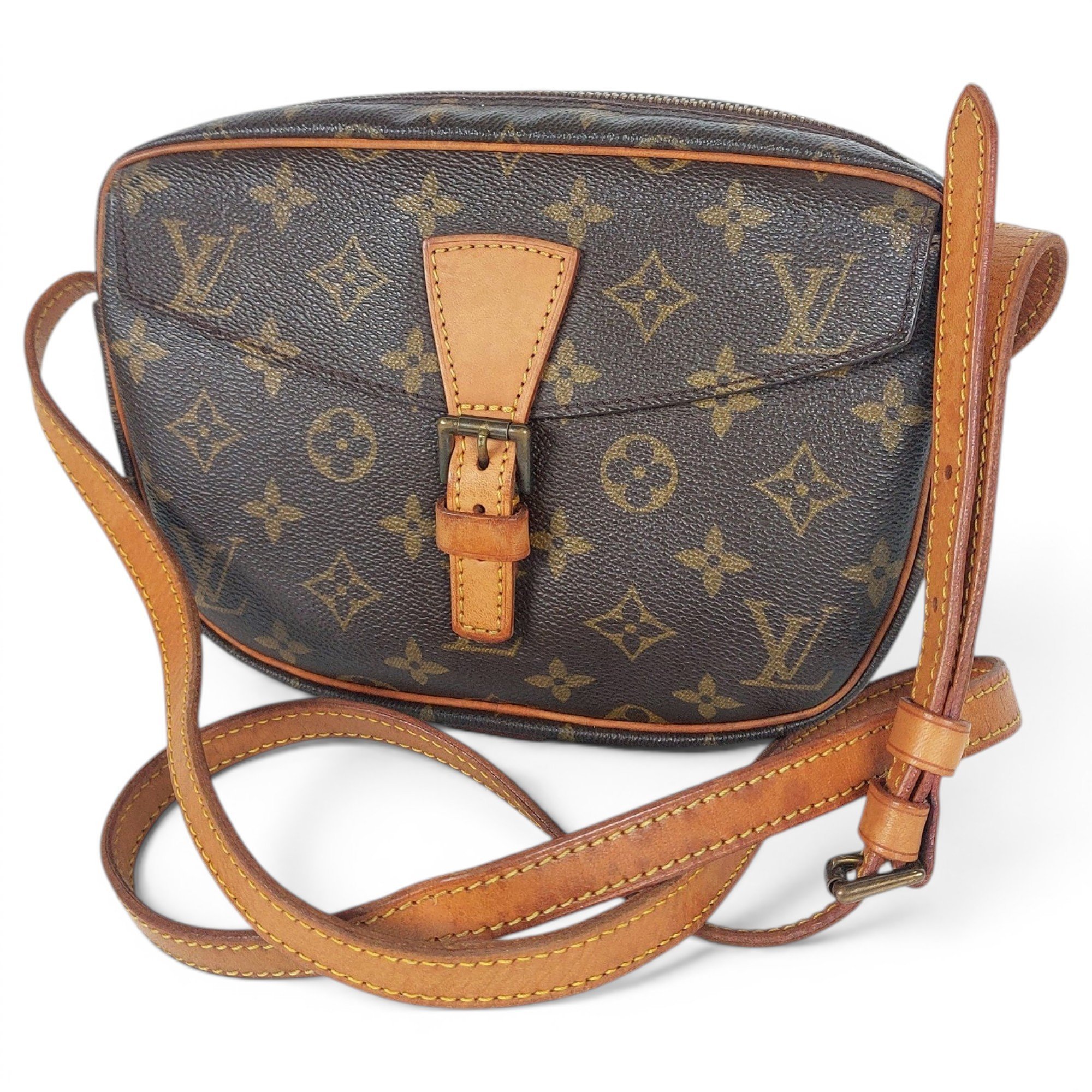 Jeune fille leather crossbody bag
