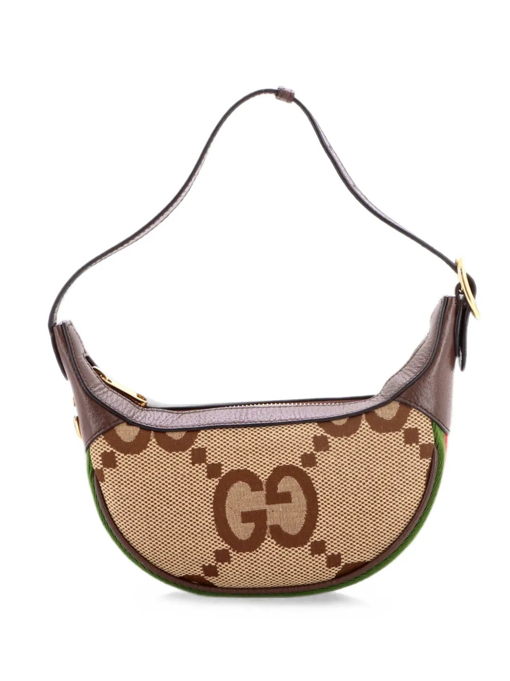 Ophidia Half Moon Bag Jumbo GG Canvas Mini hobo bag