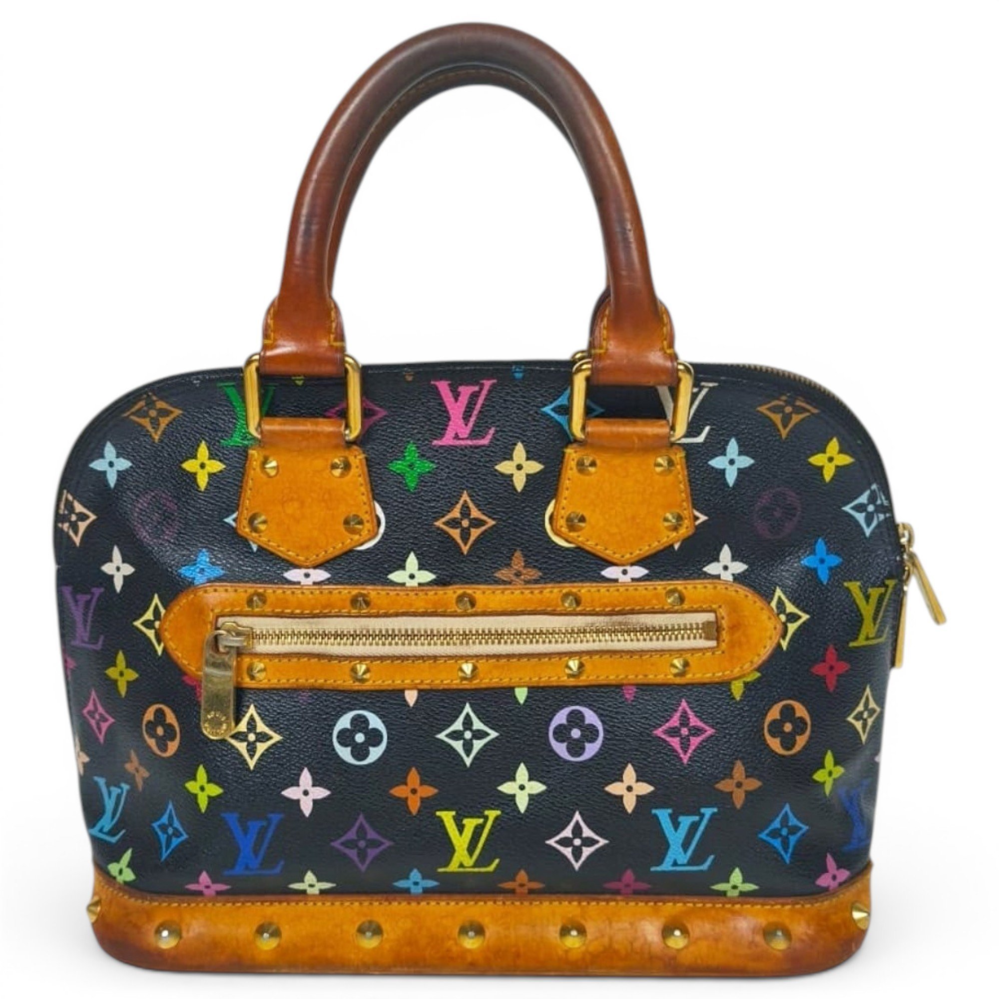 Alma leather handbag