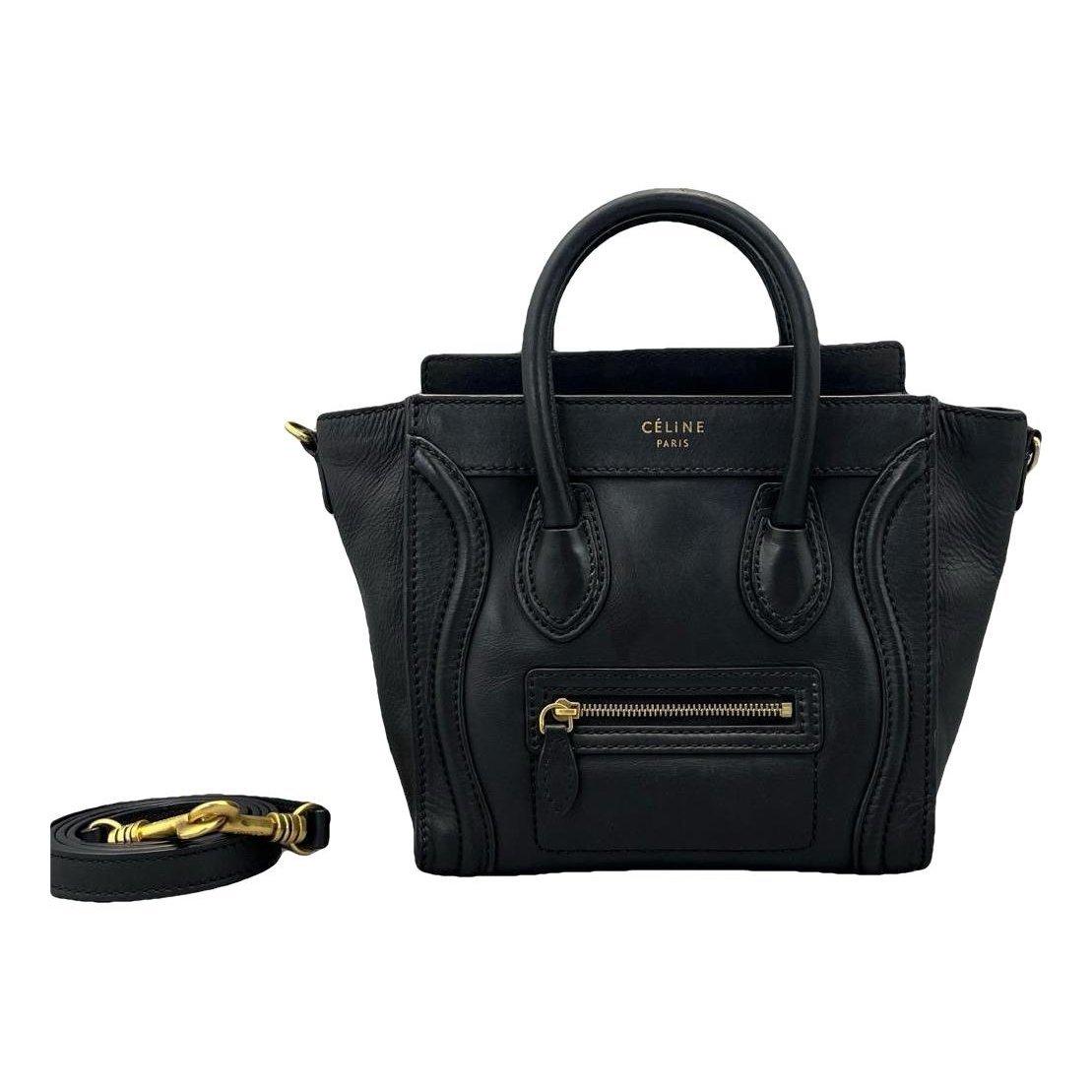 Nano Luggage leather handbag