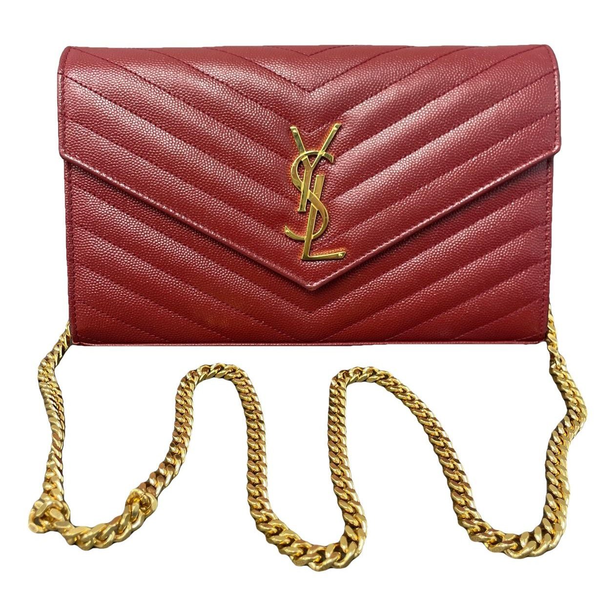 Portefeuille enveloppe leather crossbody bag