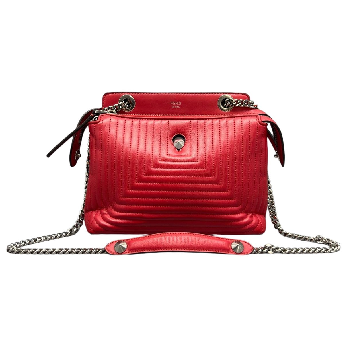 Dot Com leather crossbody bag
