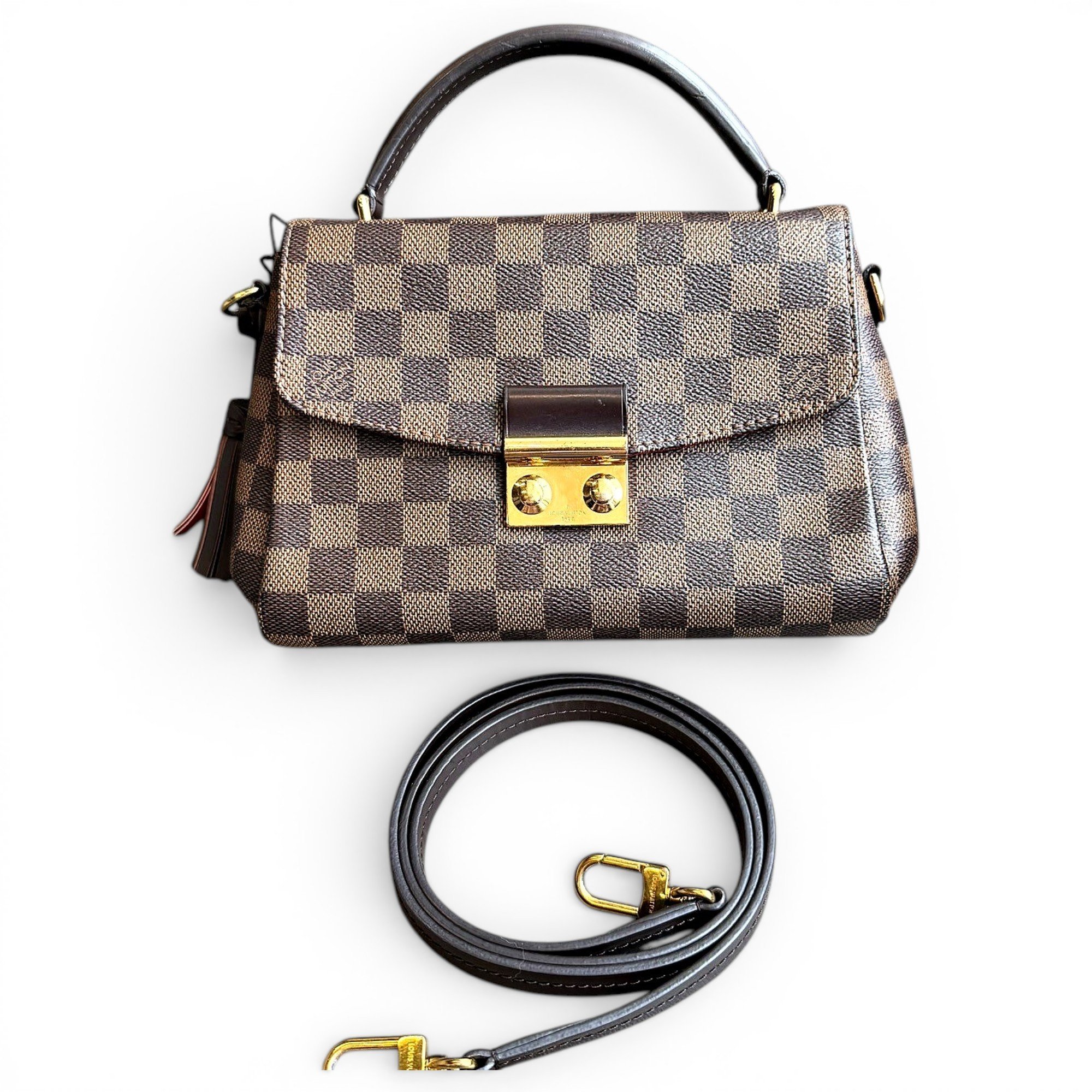 Croisette leather handbag