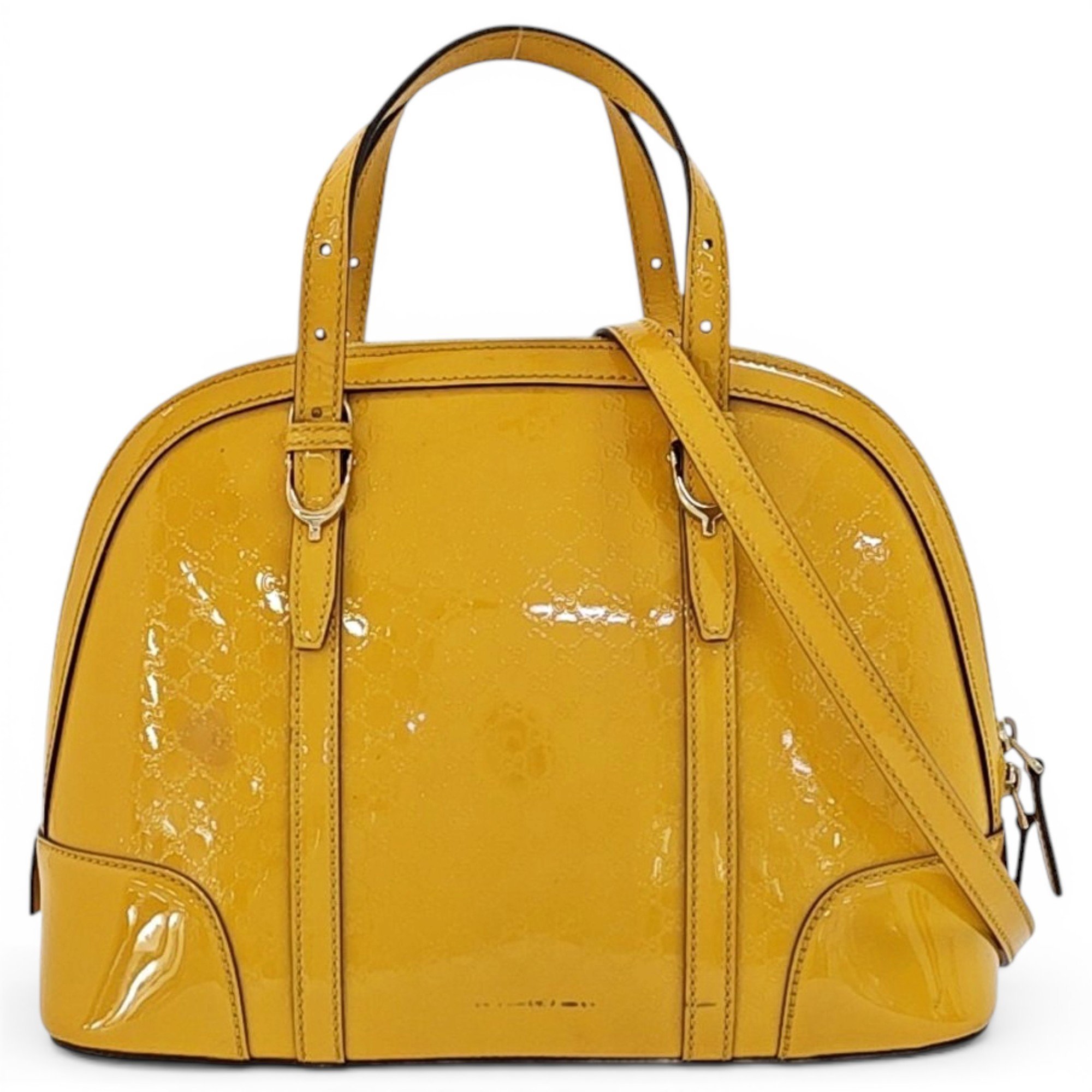 Dôme leather handbag