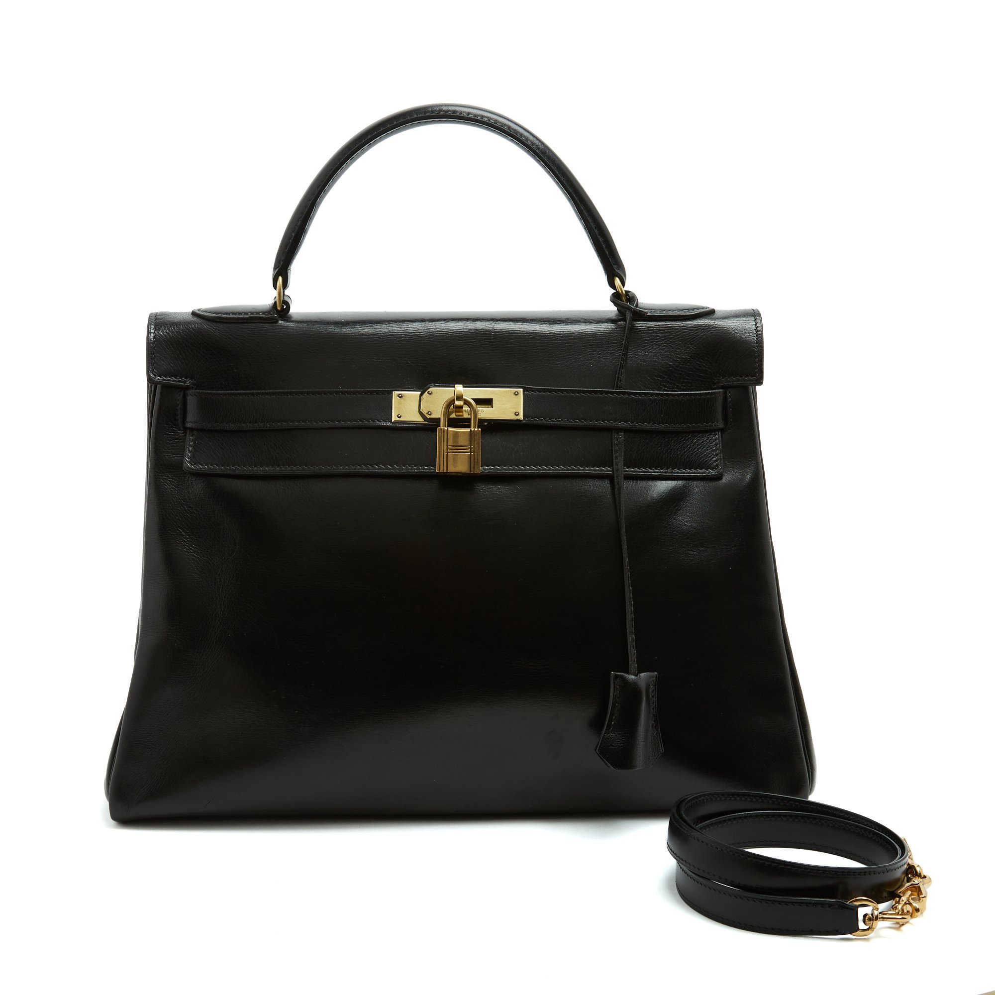 Kelly 32 leather handbag
