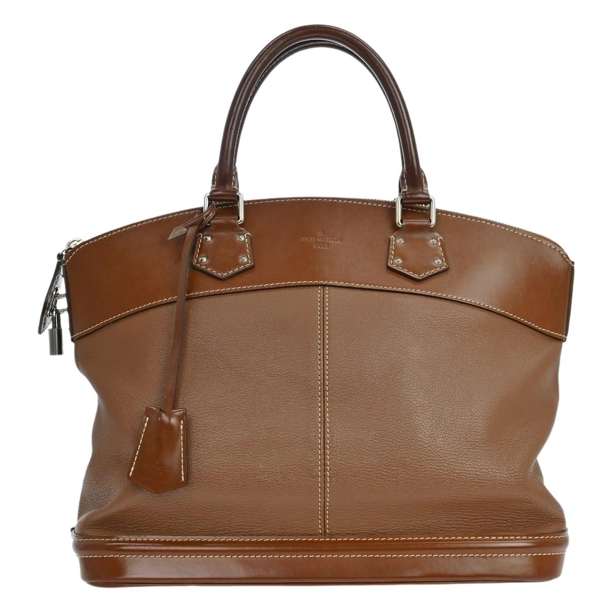 Lockit leather tote