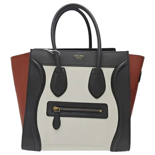 Luggage leather handbag