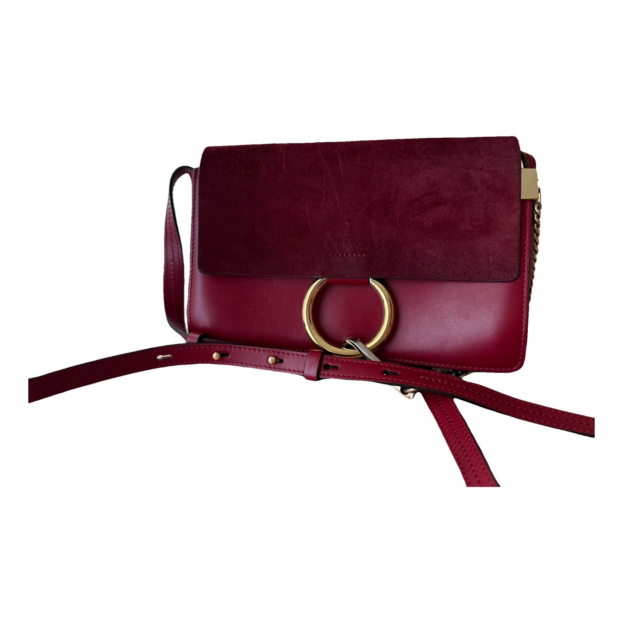 Faye leather crossbody bag
