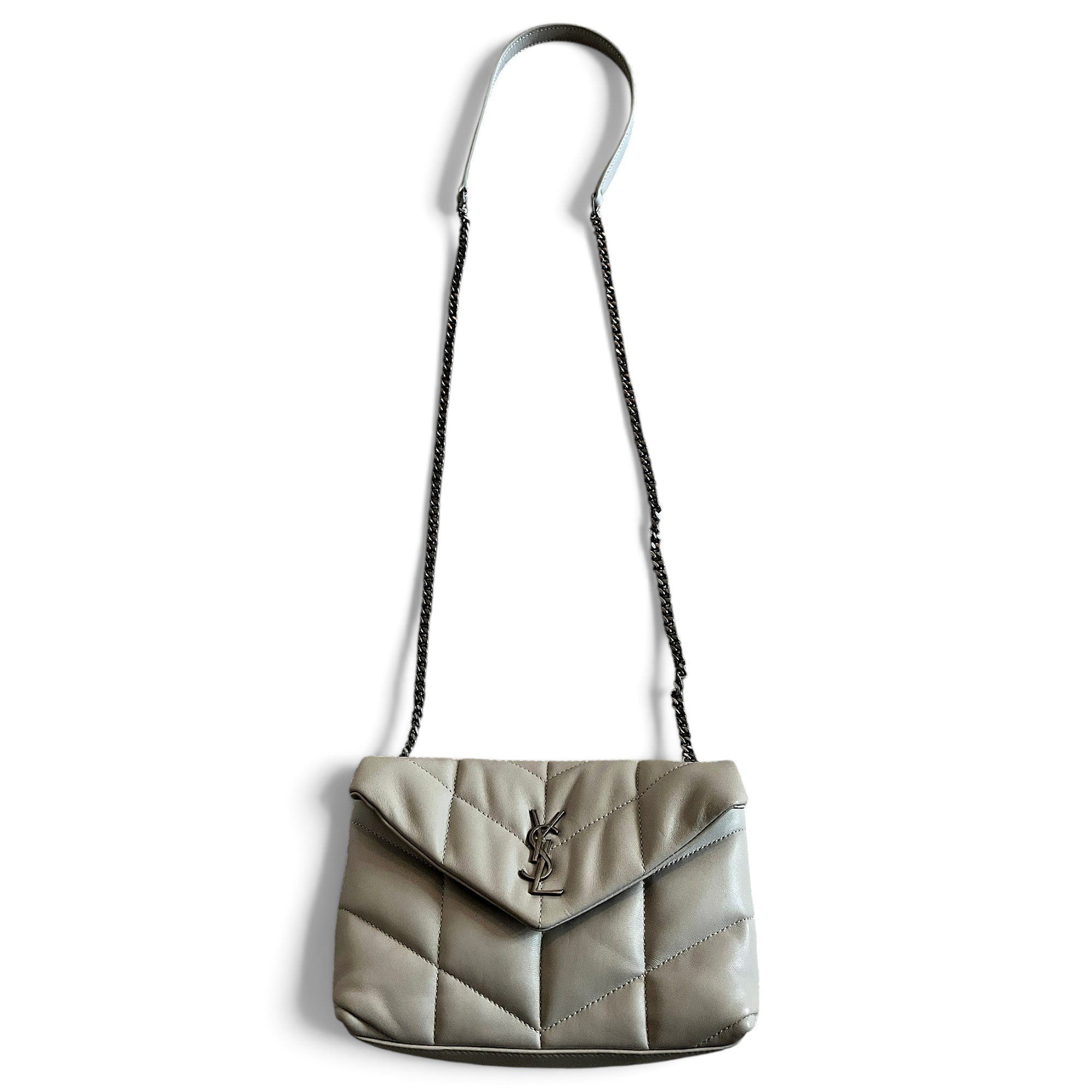 Loulou Puffer leather crossbody bag