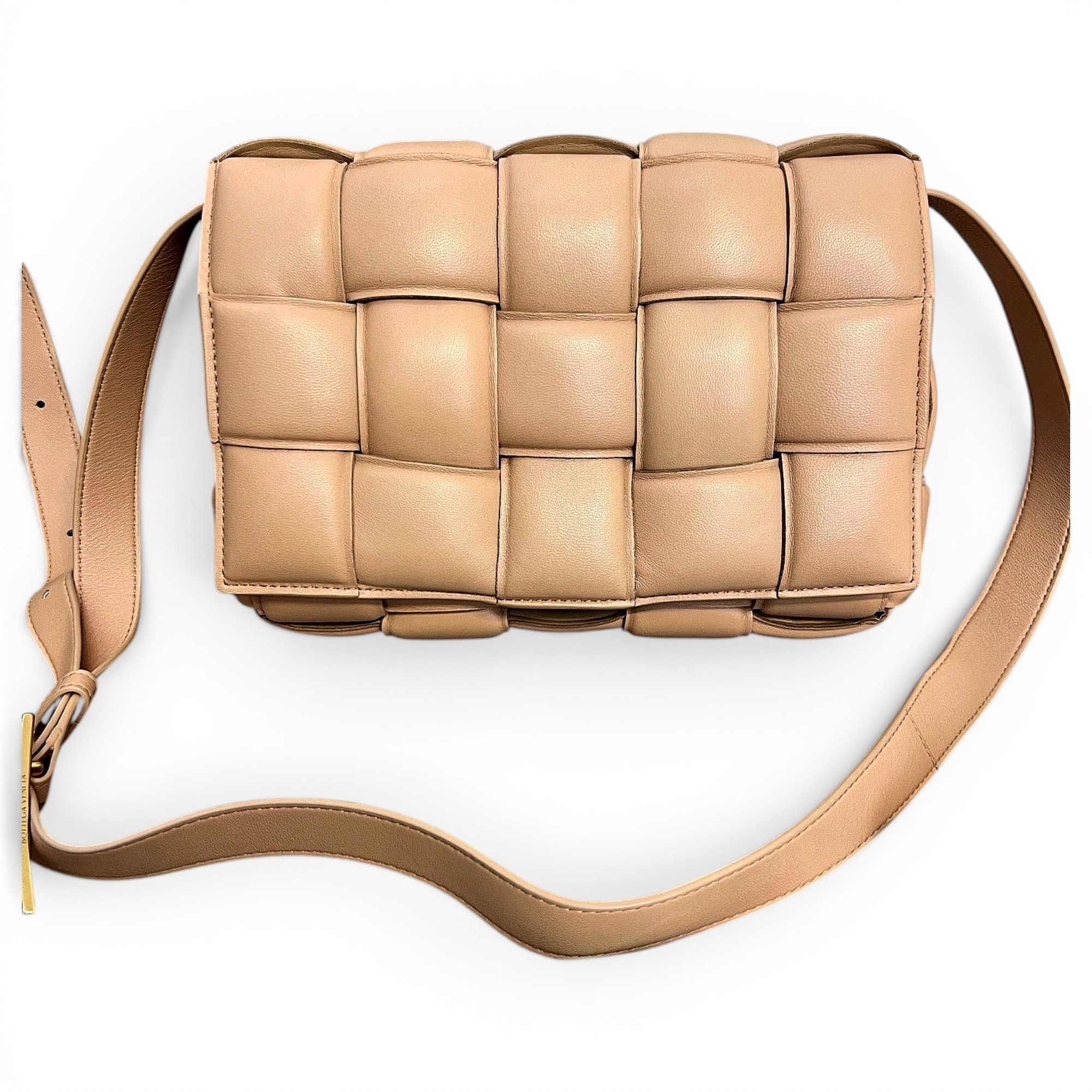 Cassette Padded leather handbag