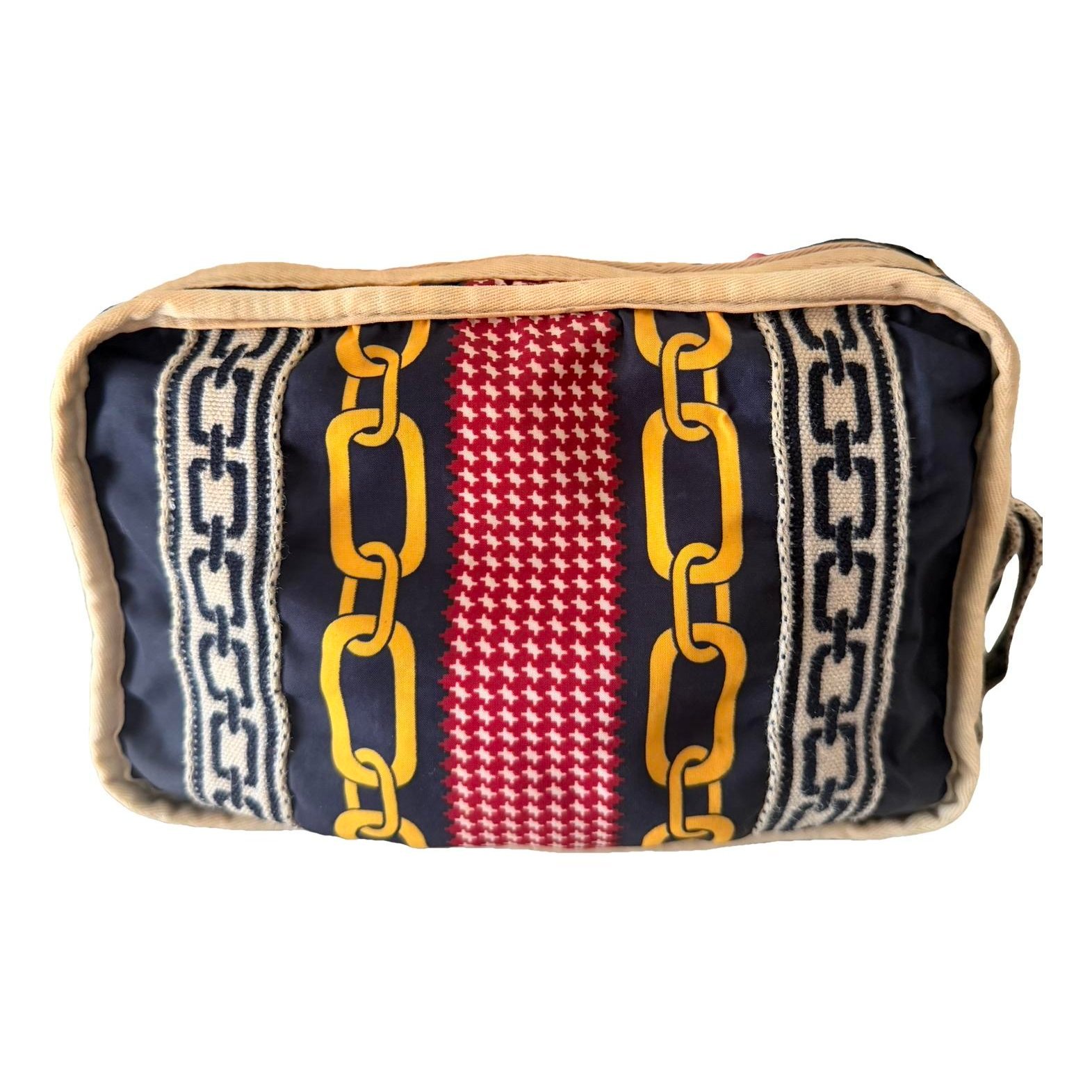 Silk clutch bag