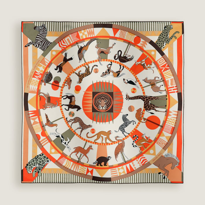 Le Carrousel Du Tigre Royal Scarf 90