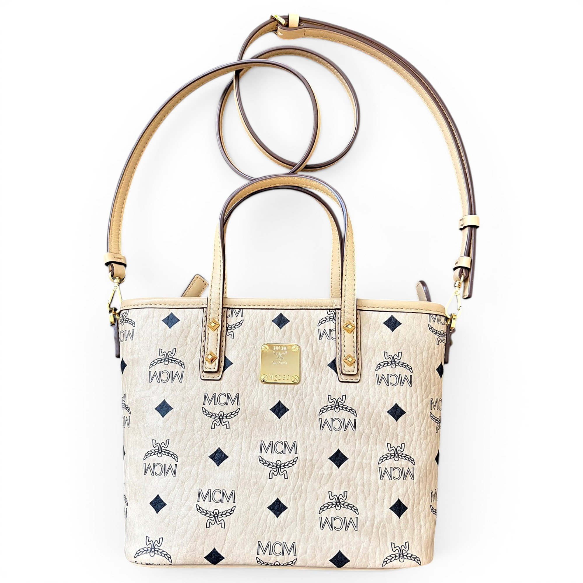 Vegan leather crossbody bag
