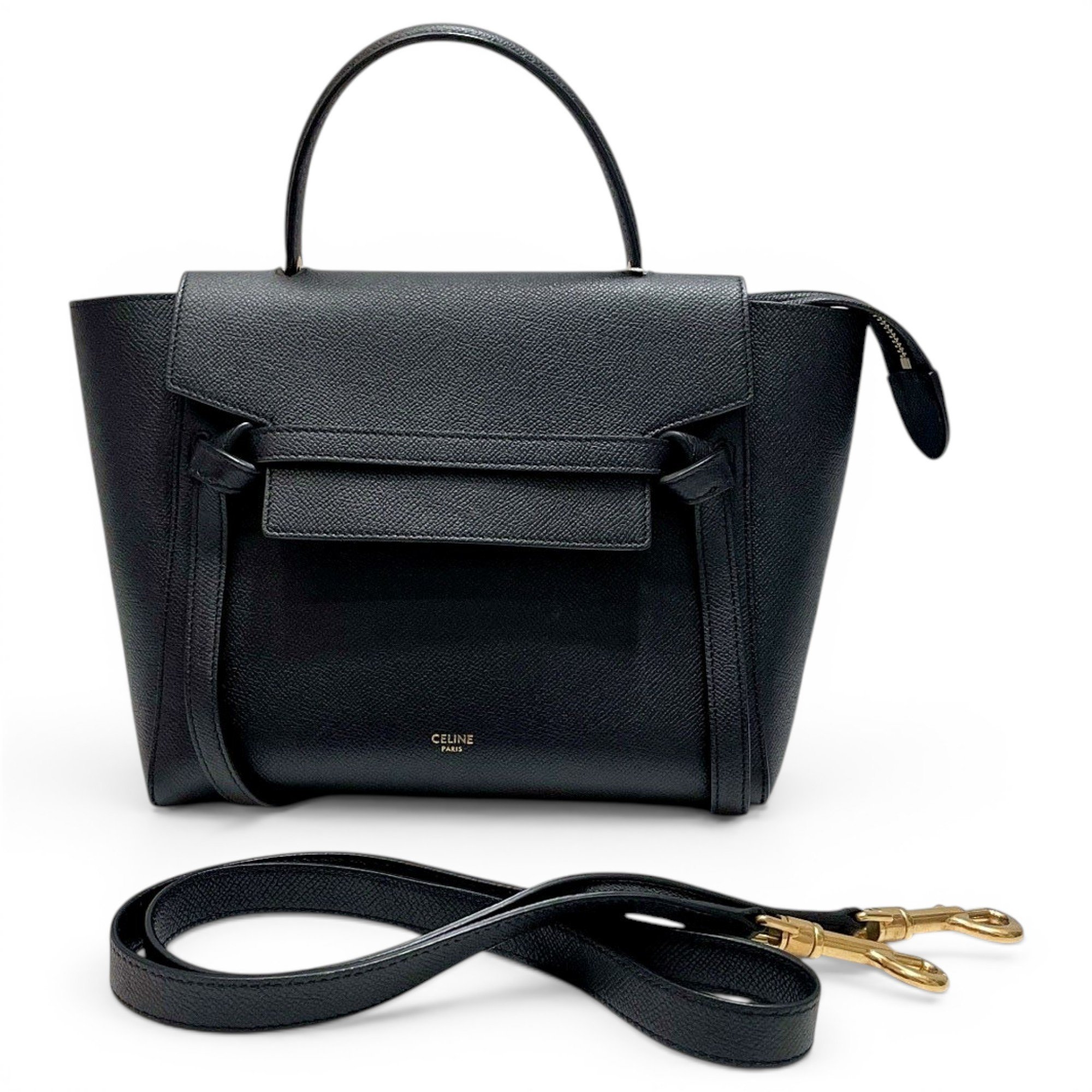 Celine Belt leather handbag