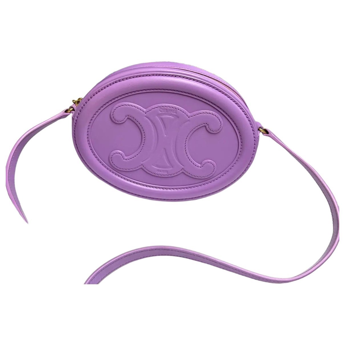 Triomphe leather handbag