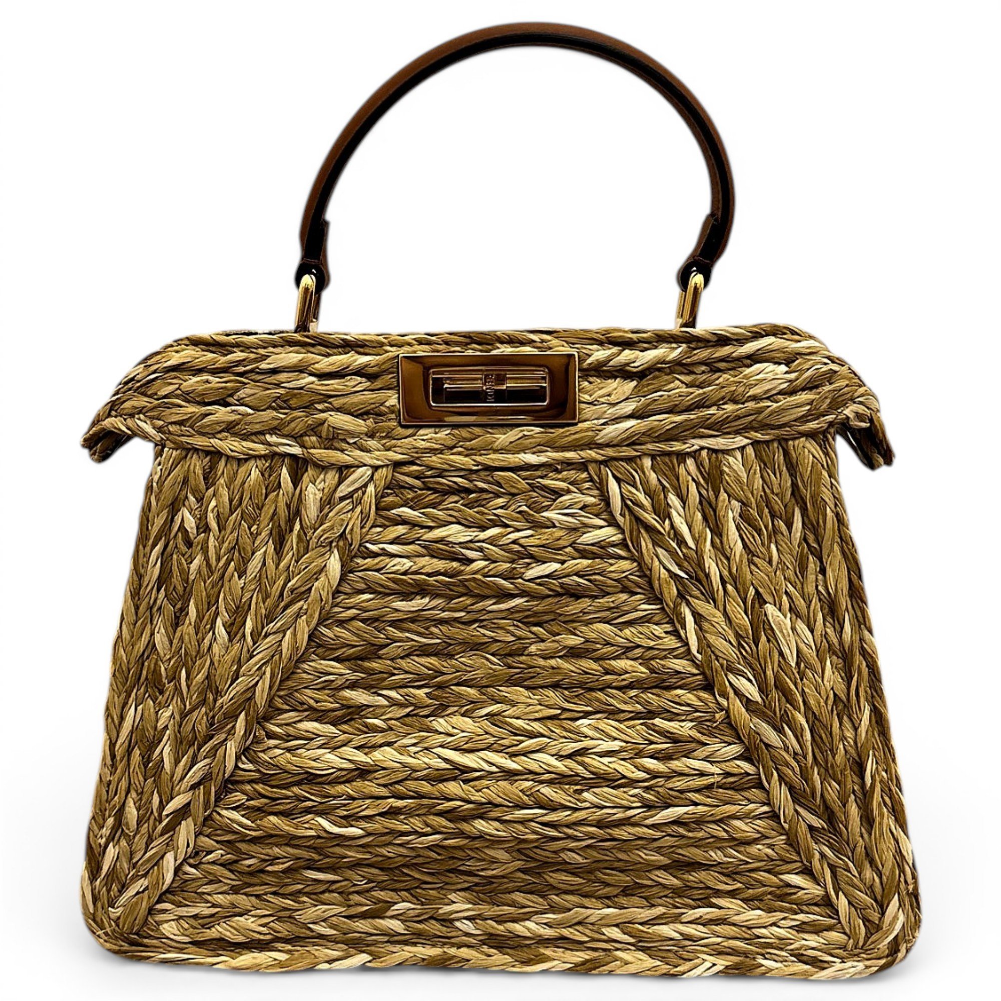 Peekaboo leather handbag