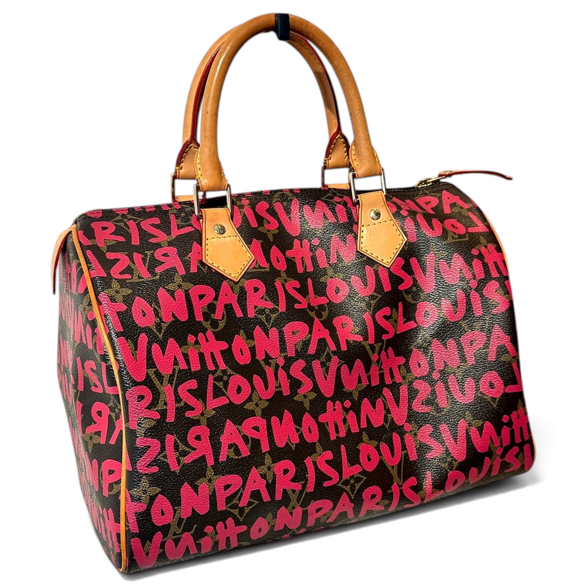 Speedy leather bowling bag