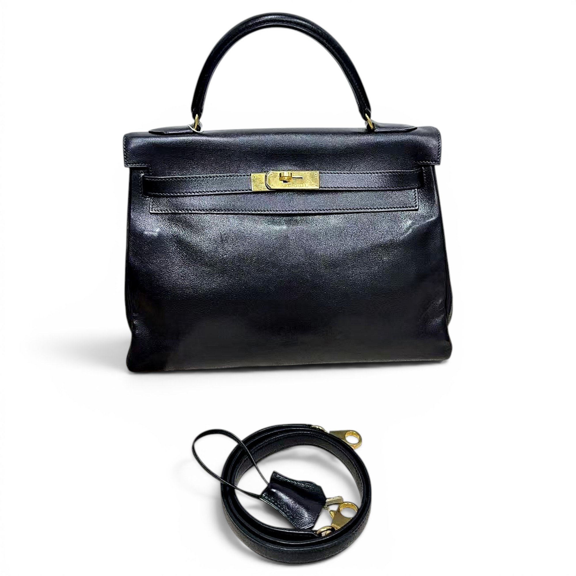 Kelly 32 leather handbag