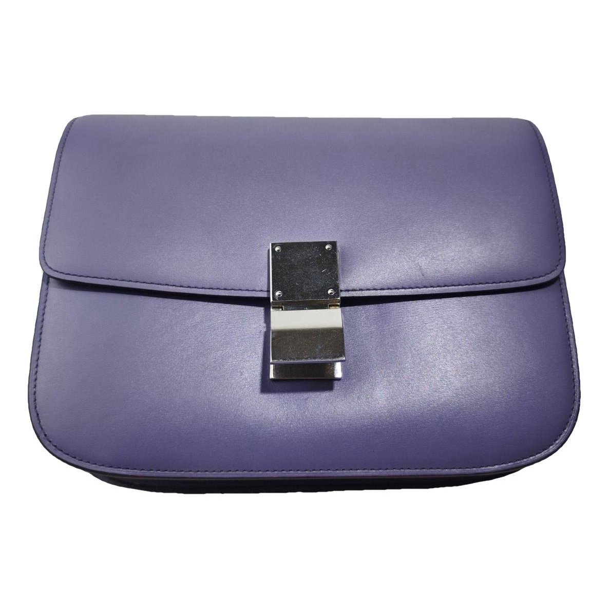 Classic leather crossbody bag