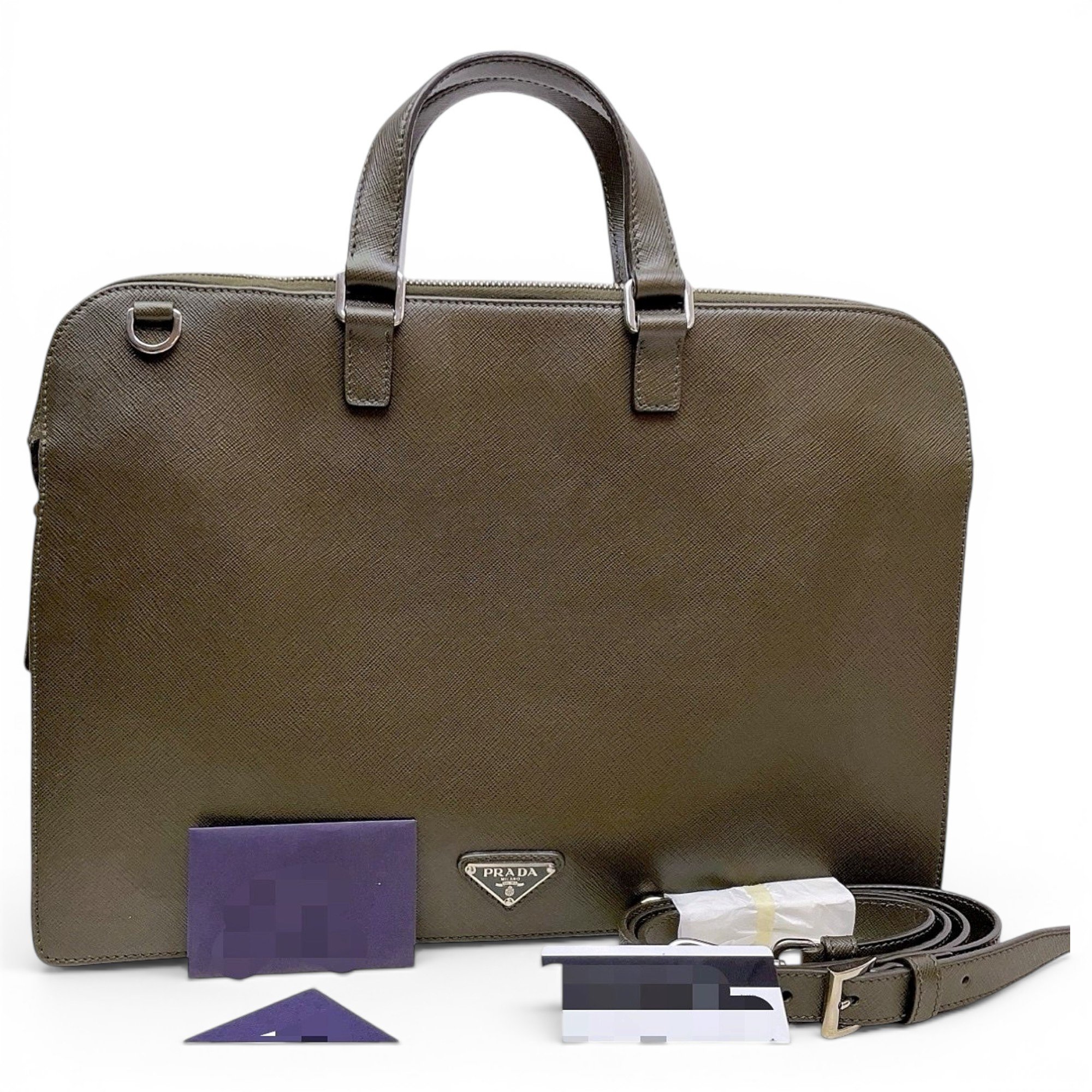 Leather handbag