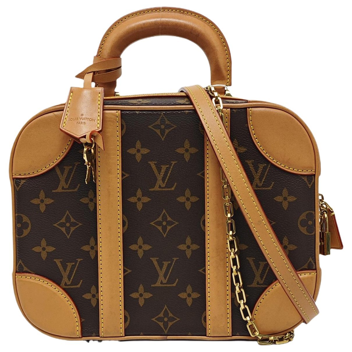 Valisette leather handbag