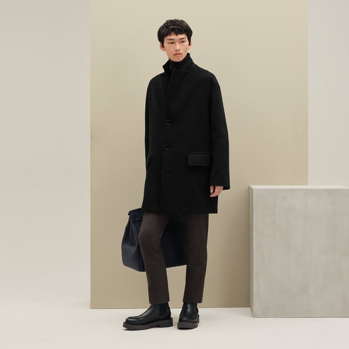 Noir Petit Paul Cashmere Coat