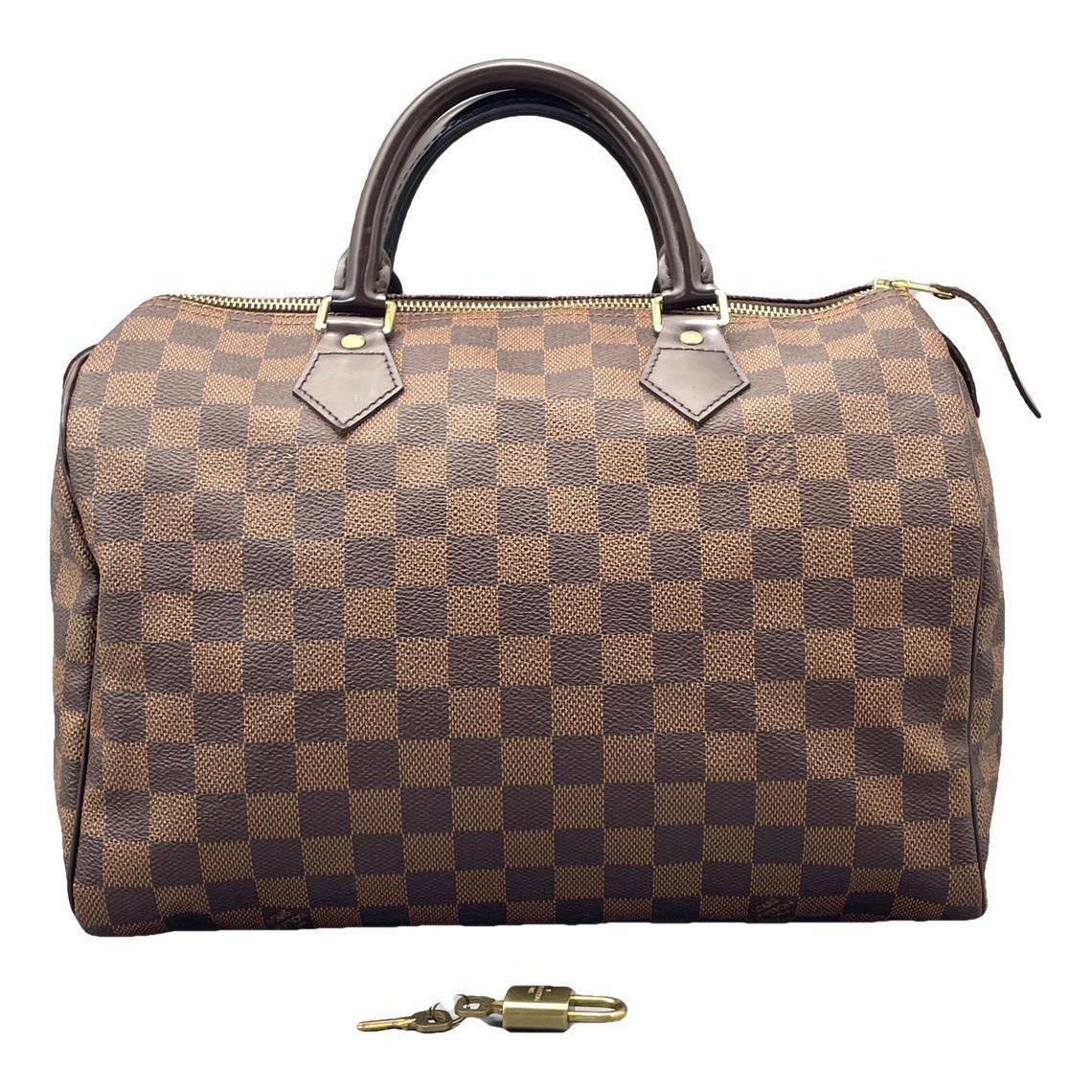 Speedy leather handbag