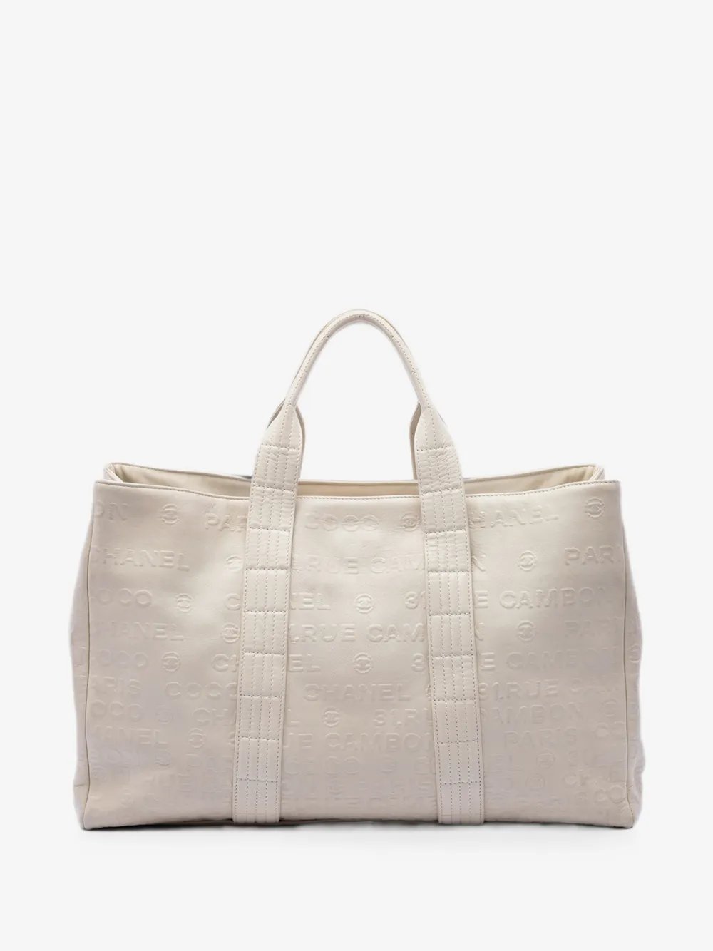 2008-2009 Embossed Lambskin 31 Rue Cambon tote bag