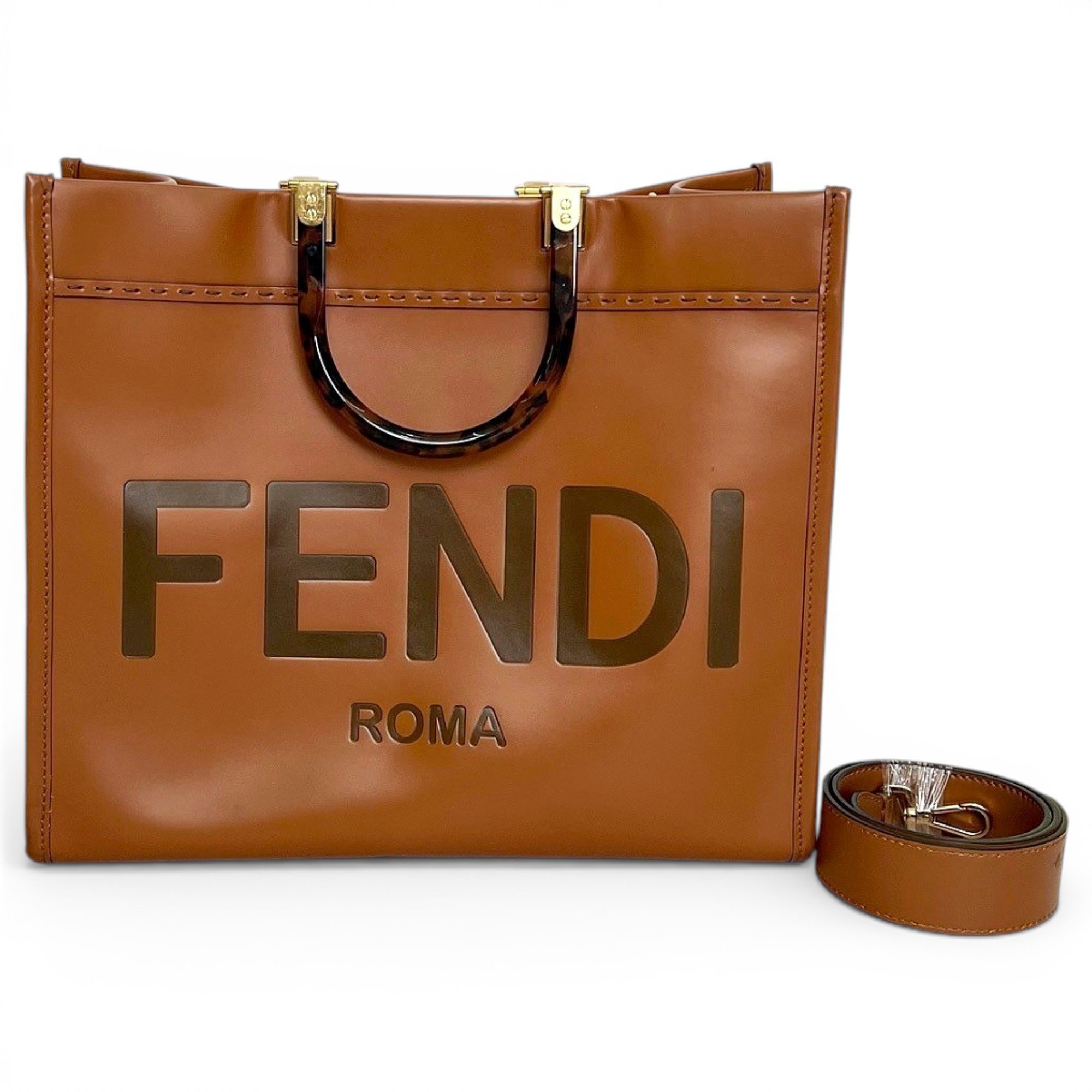 Sunshine leather tote