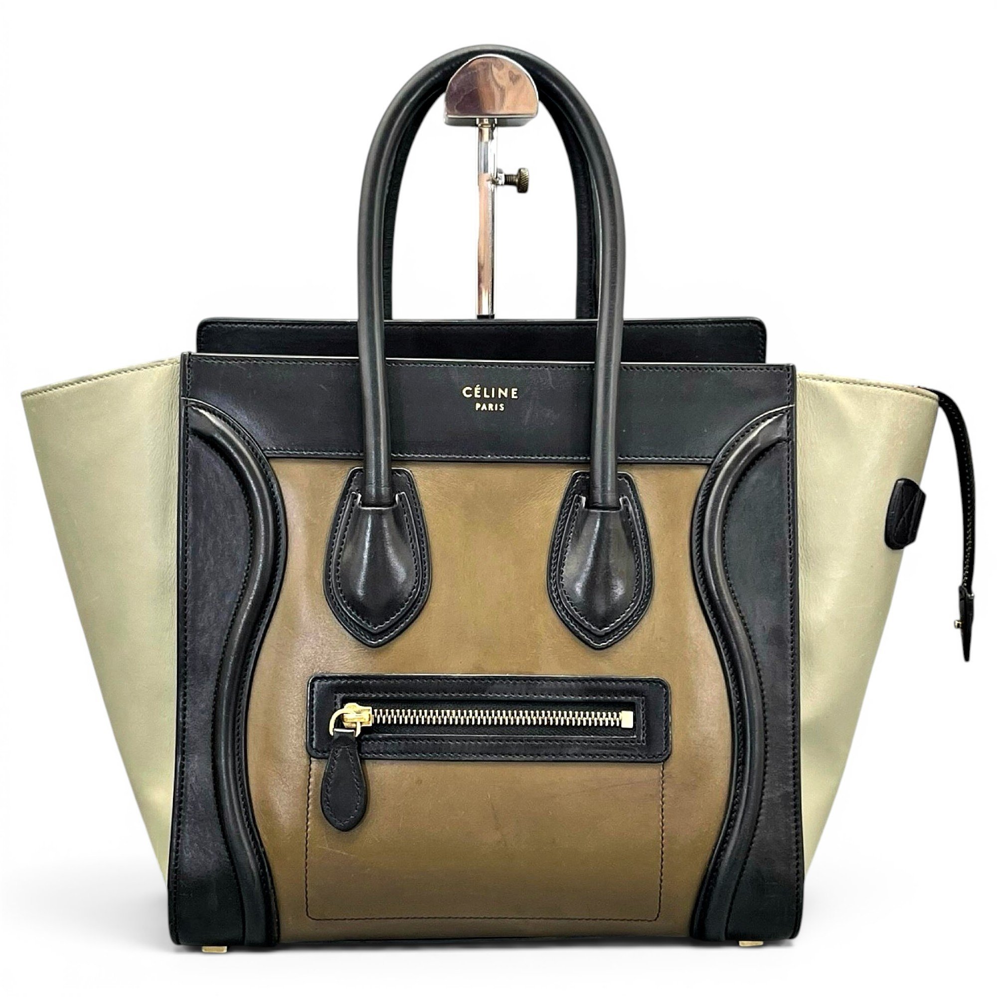 Luggage leather handbag
