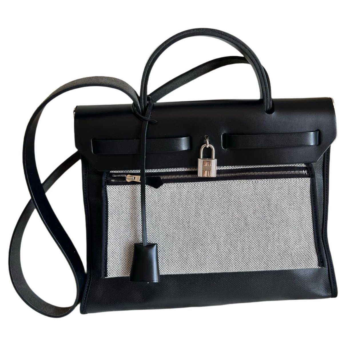 Hermes Herbag Handbag Noir