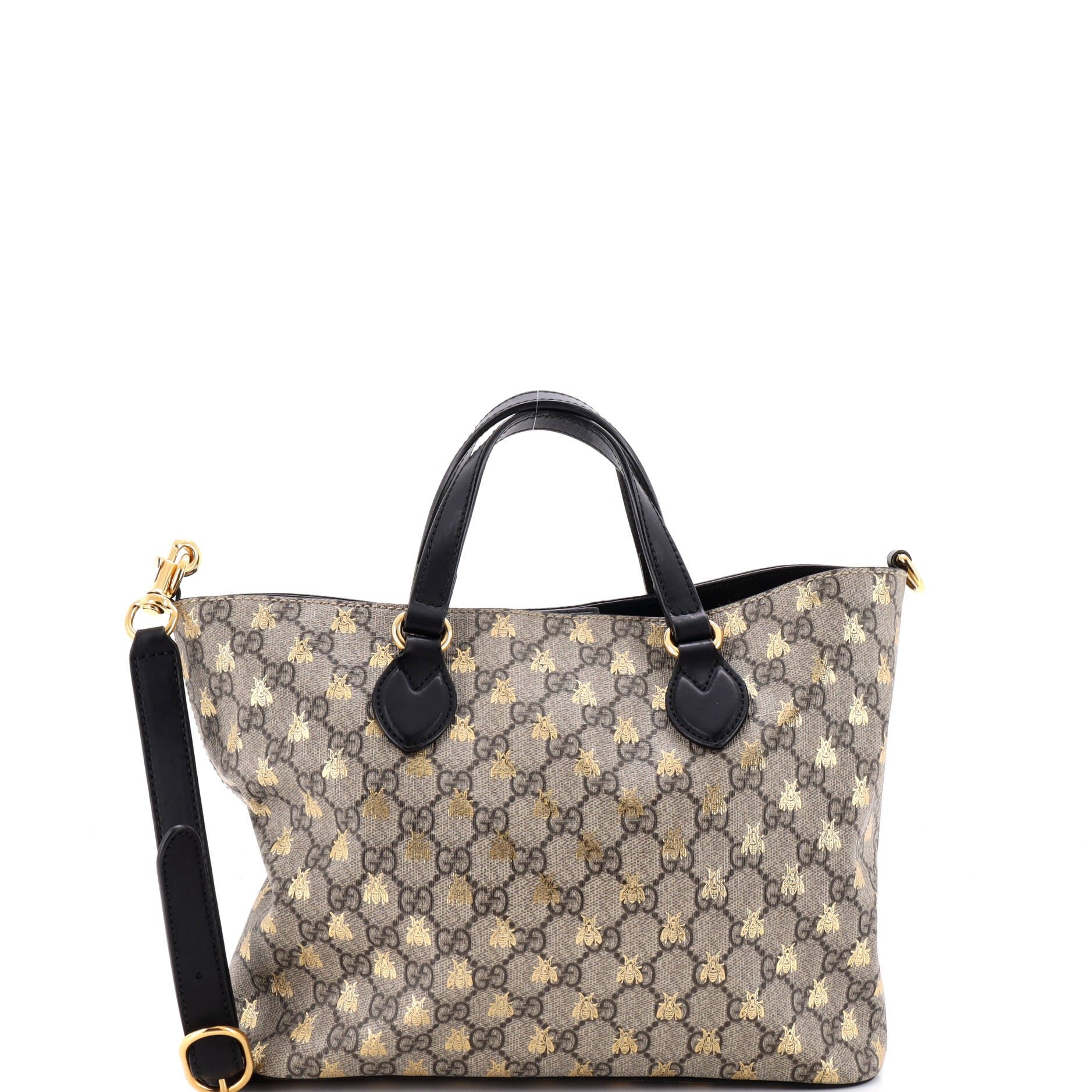 Convertible Soft Tote Printed GG Coated Canvas Small