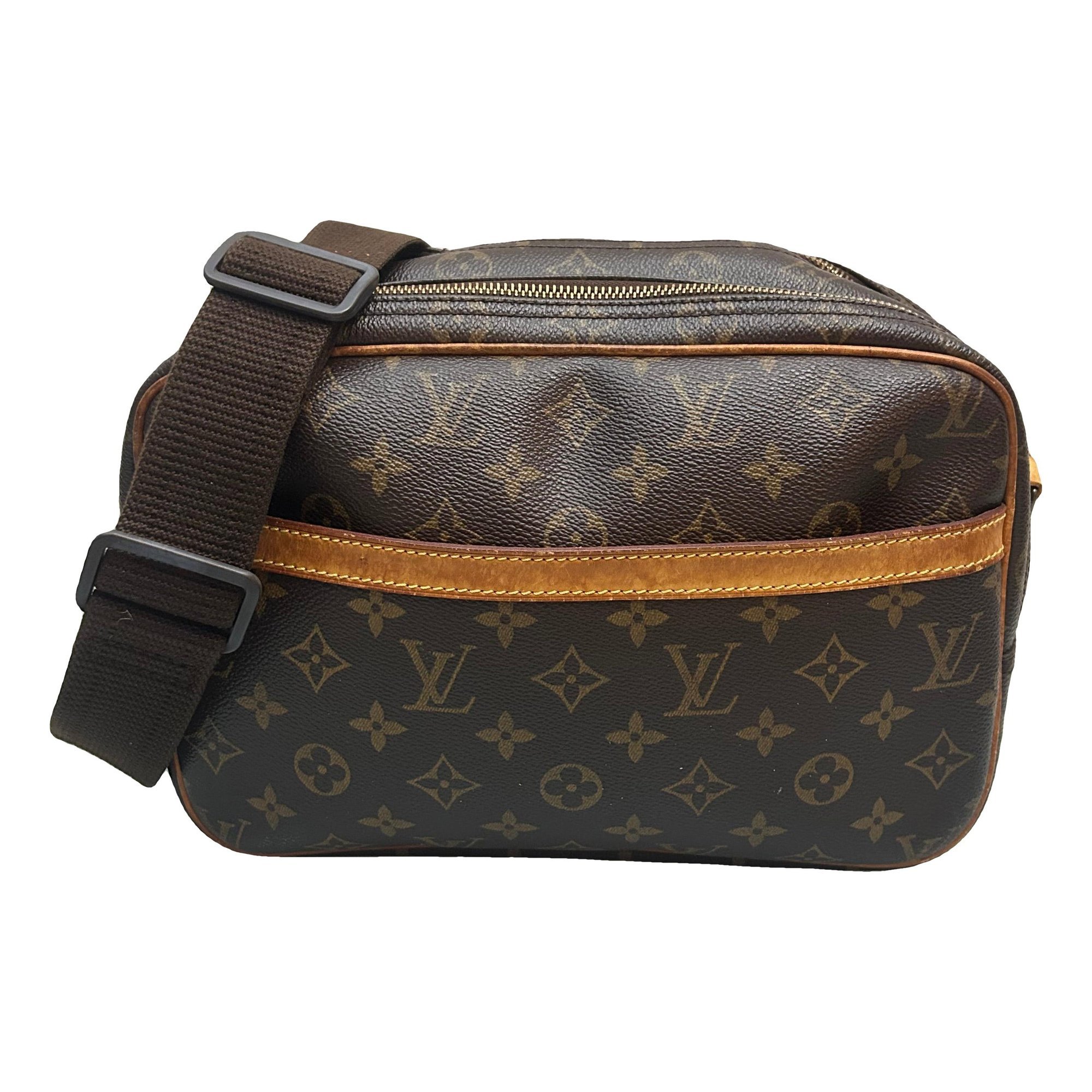 Reporter leather handbag