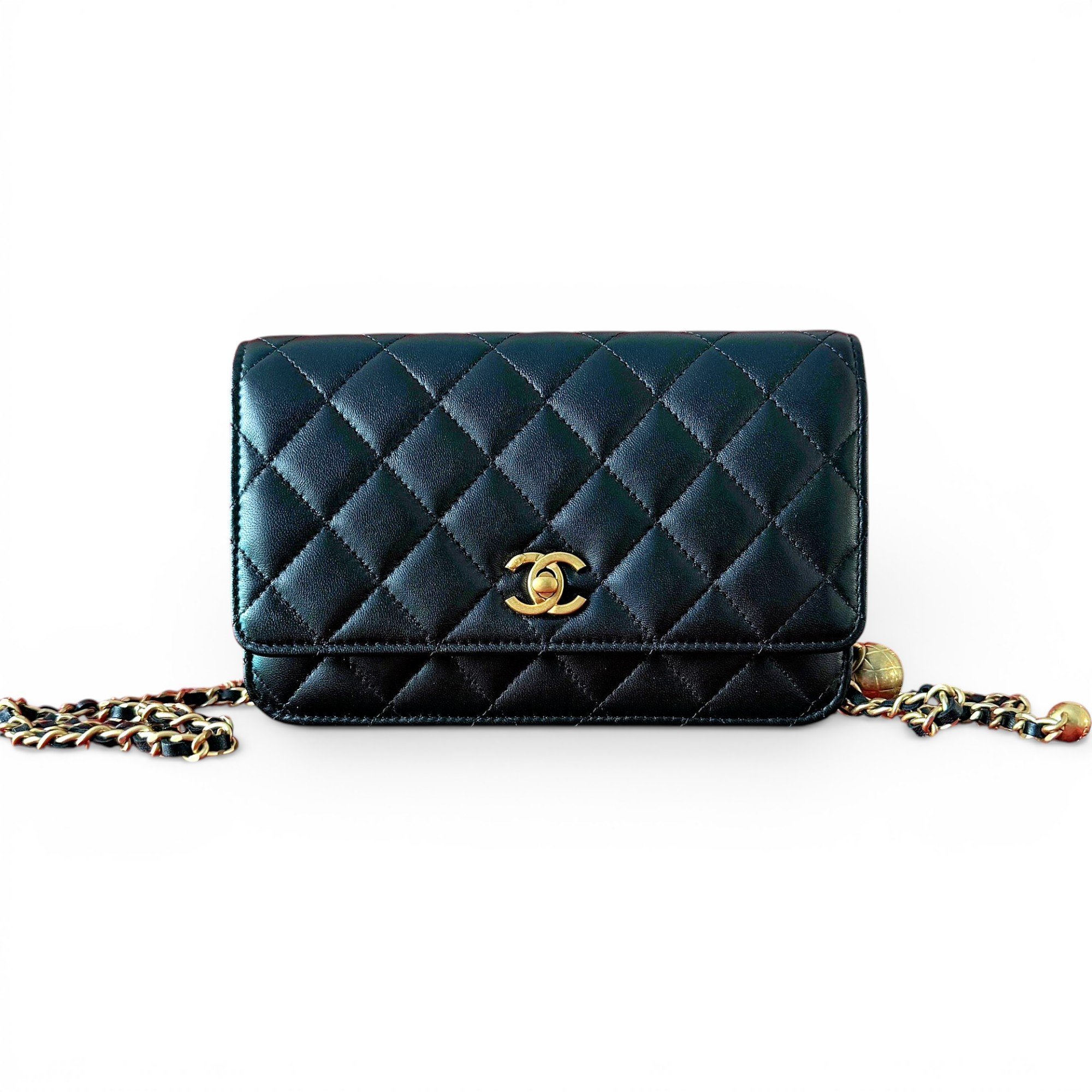 Wallet On Chain Timeless/Classique leather crossbody bag