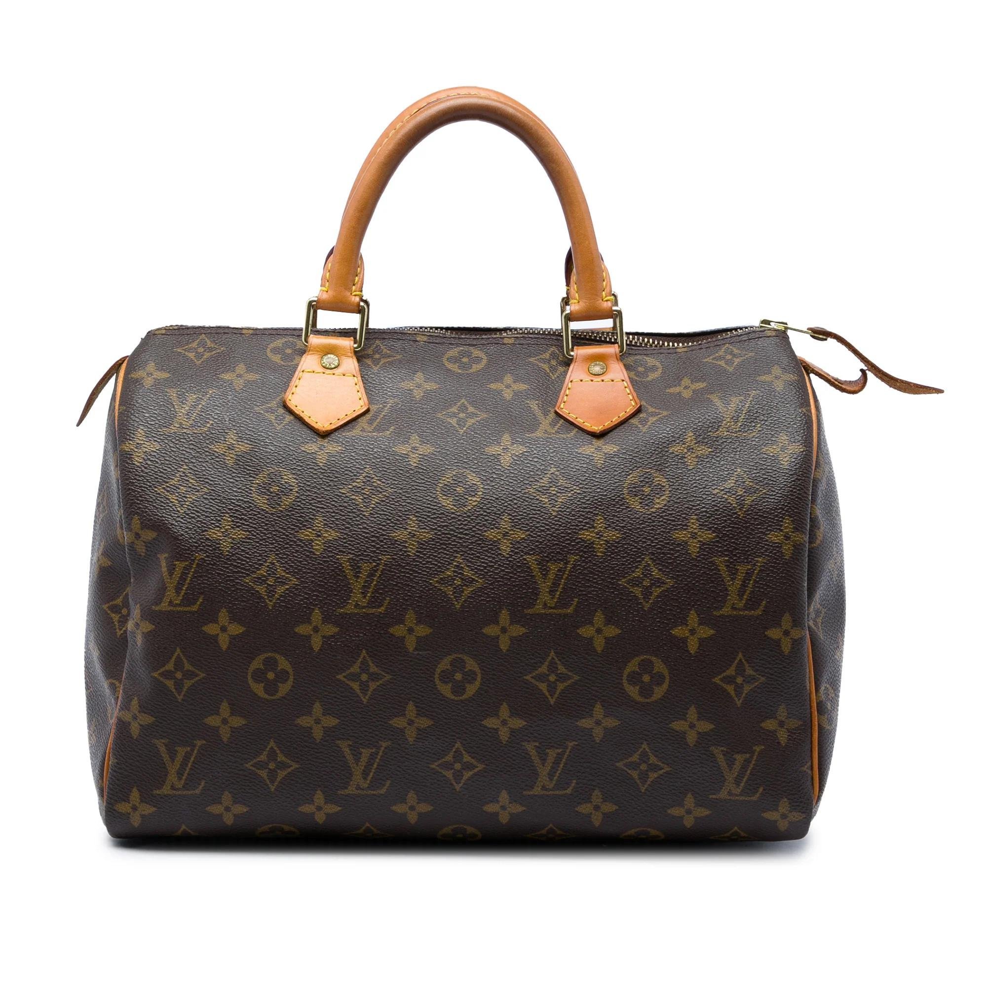 Speedy leather handbag