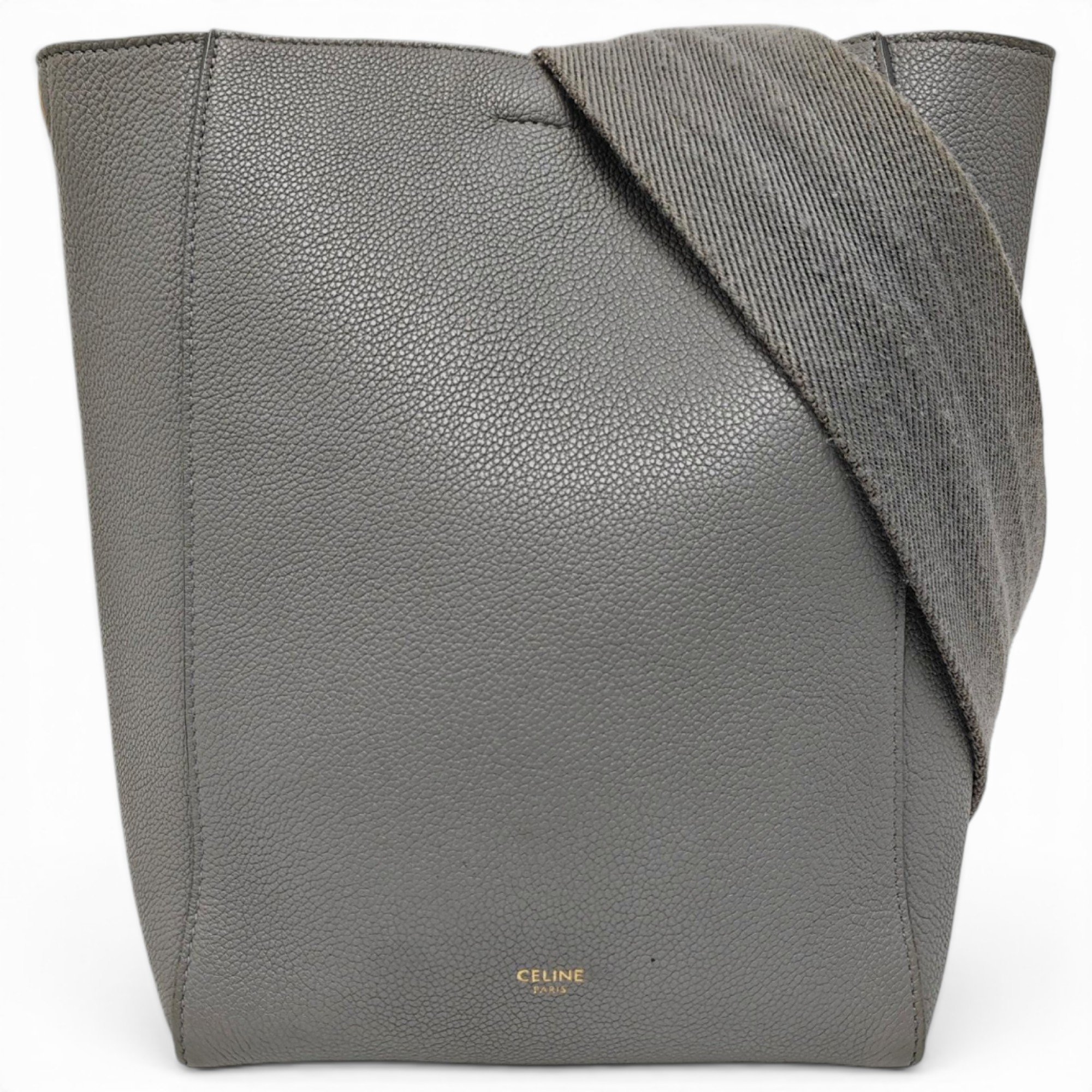 Seau Sangle leather handbag