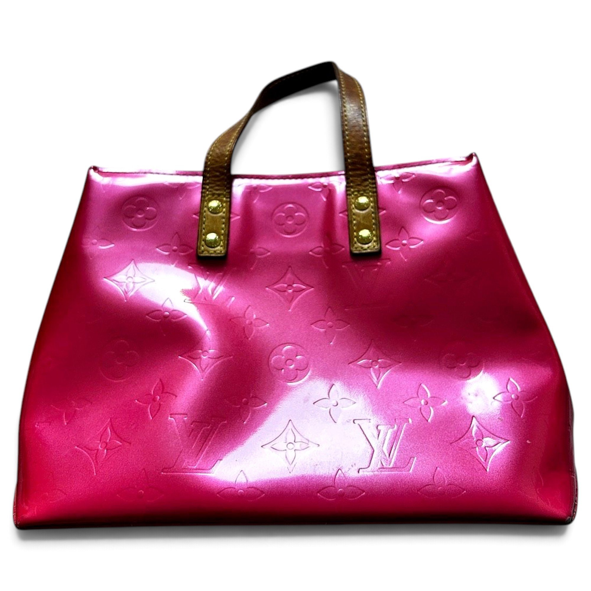 Reade patent leather tote