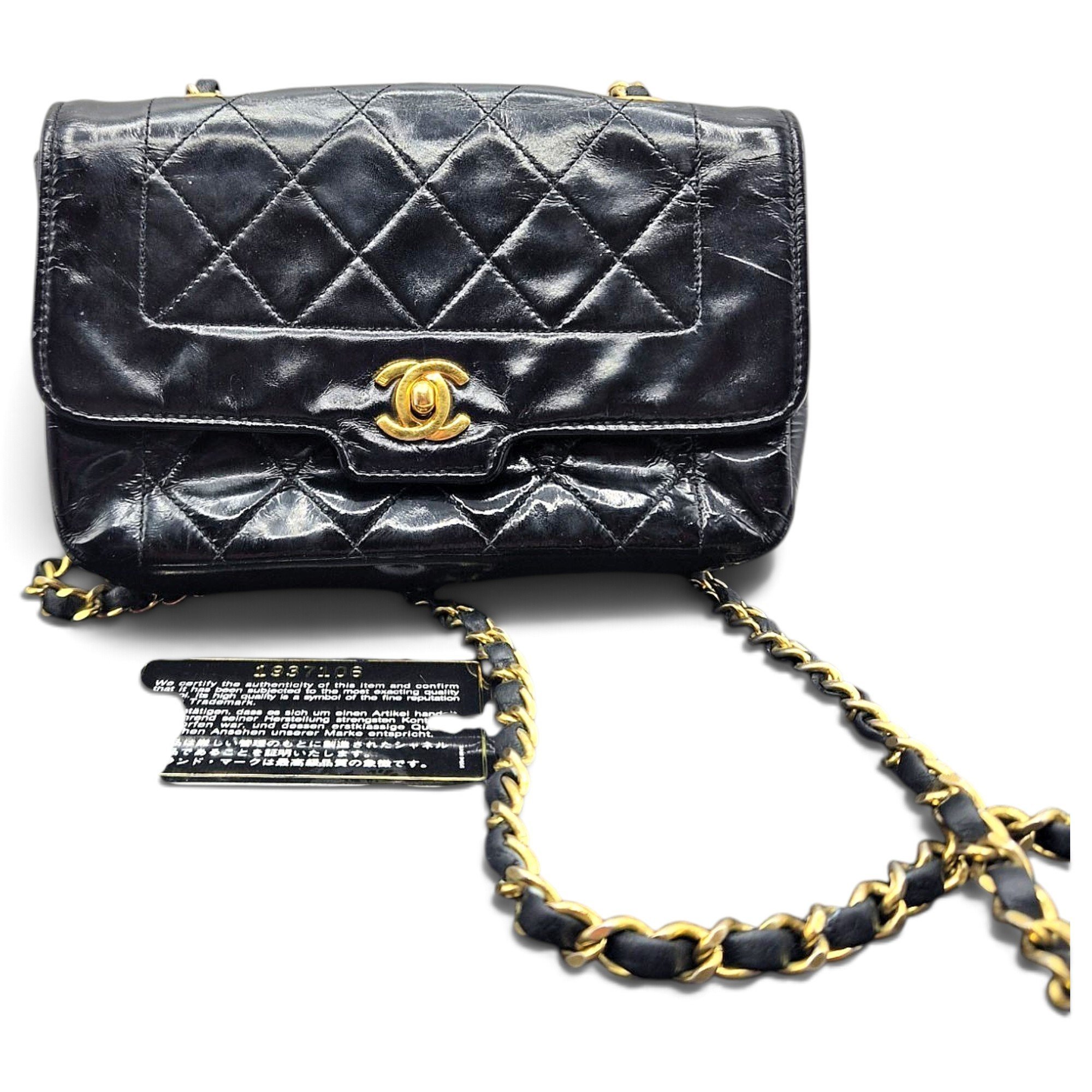 Diana leather handbag