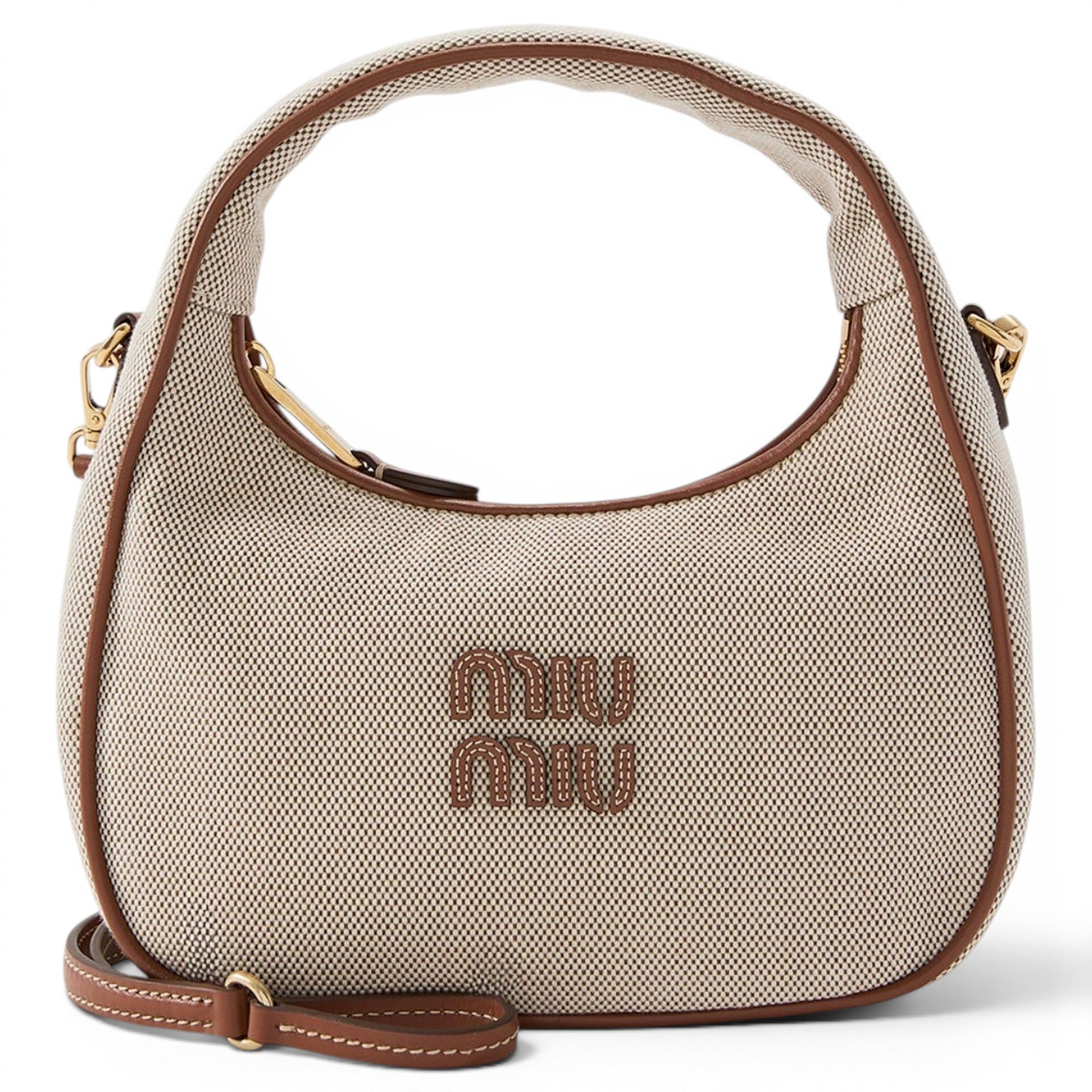 Miu Wander leather handbag